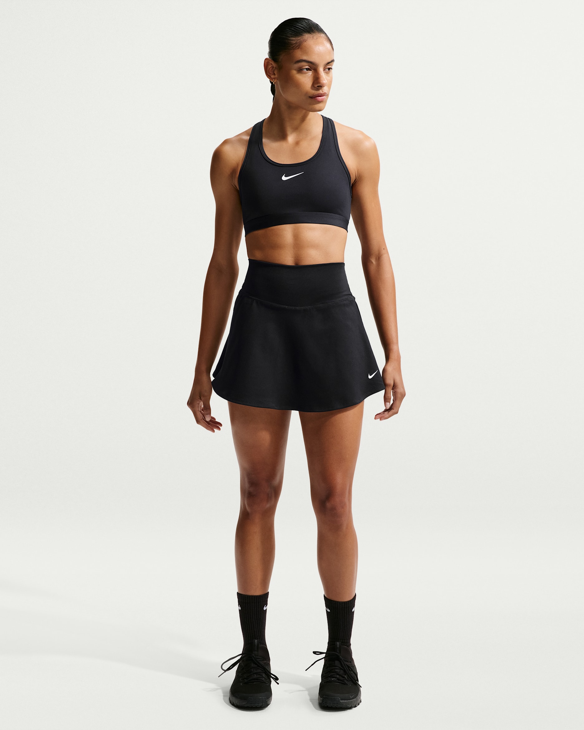 Nike One Women's Dri-FIT Skirt - Black/White
