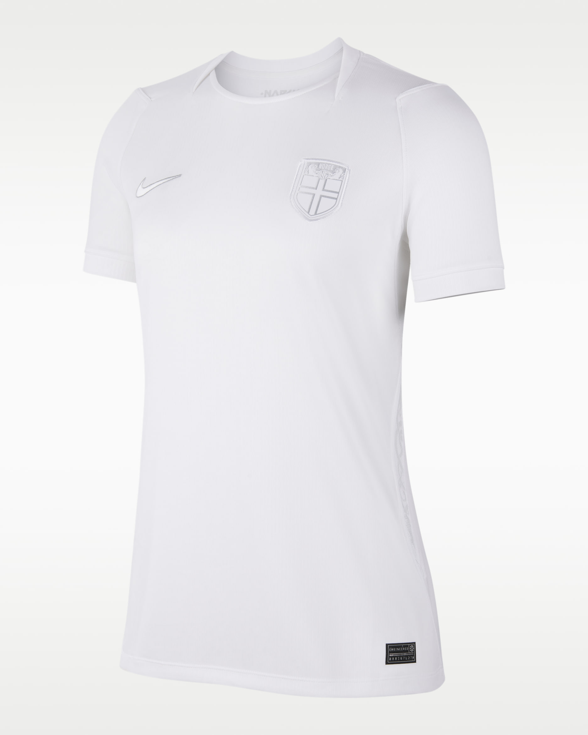 Maillot de foot Replica Nike Dri-FIT Norway 2026 Stadium Third pour femme - Blanc/Pure Platinum/Blanc