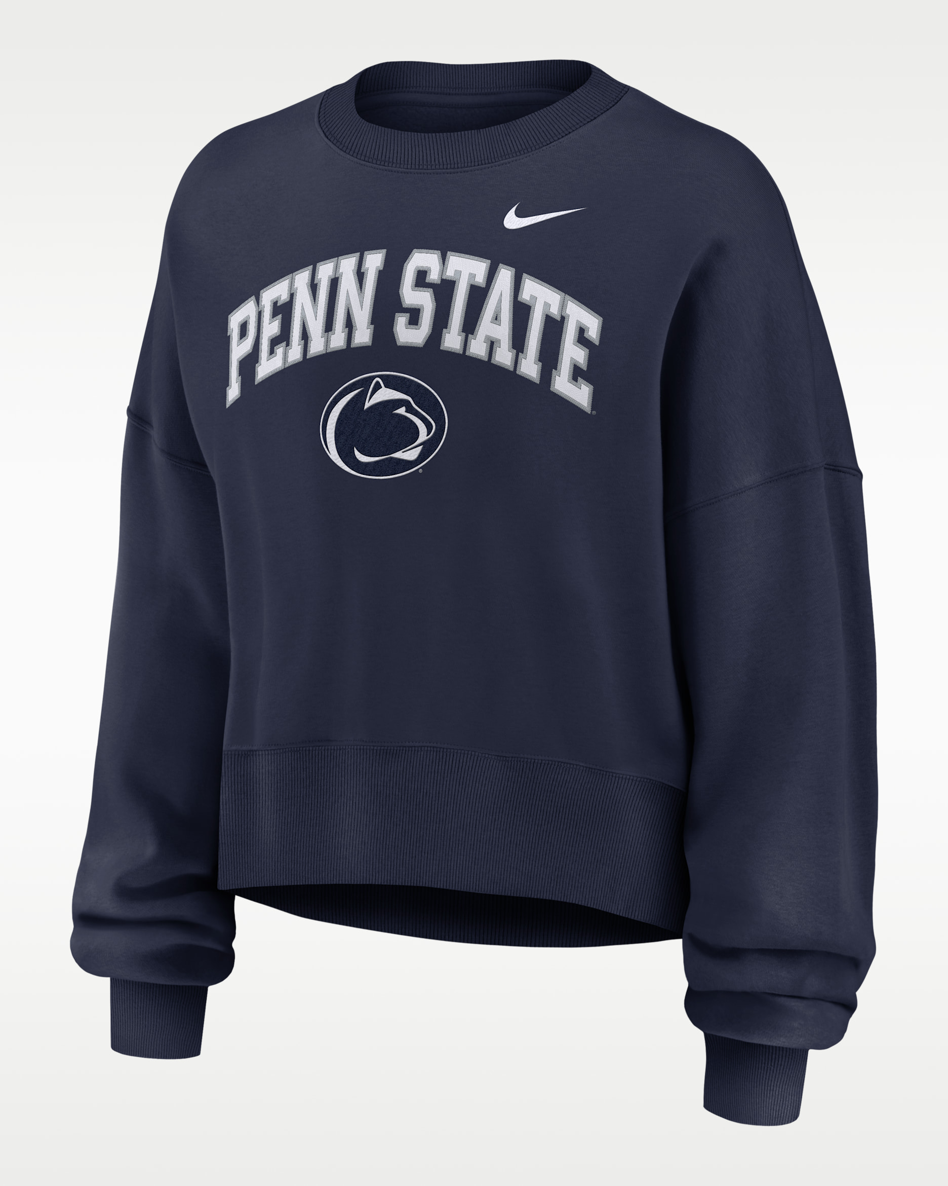 Penn State Phoenix Arch Women's Nike College Pullover Crew - Navy