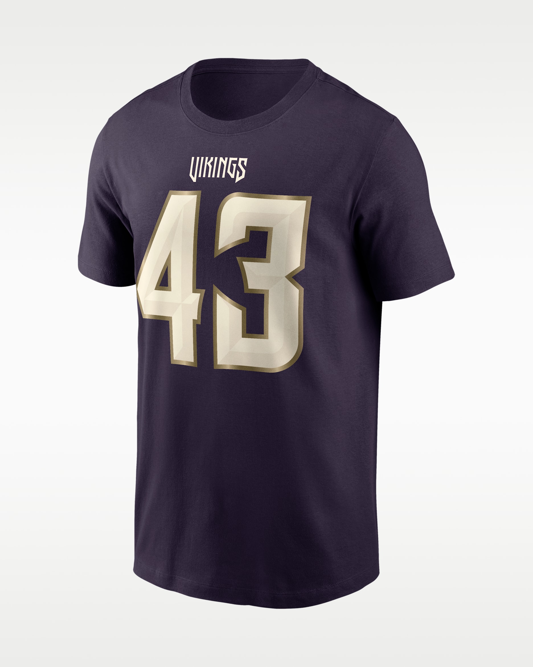 Andrew Van Ginkel Minnesota Vikings Rivalries Collection Men's Nike NFL T-Shirt - Purple