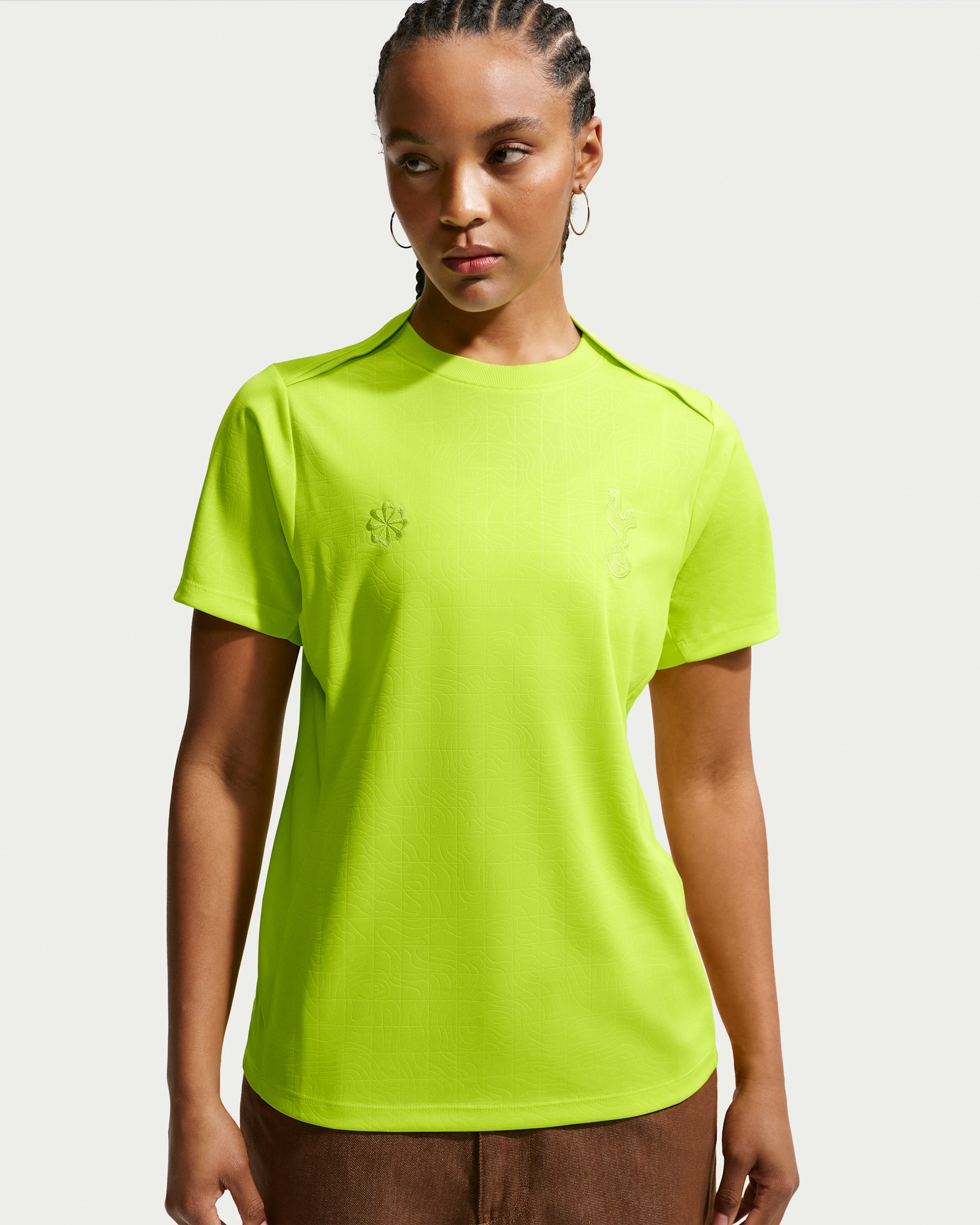 Maglia da calcio a manica corta Nike Dri-FIT Tottenham Hotspur Academy Pro SE – Donna - Cyber/Cyber