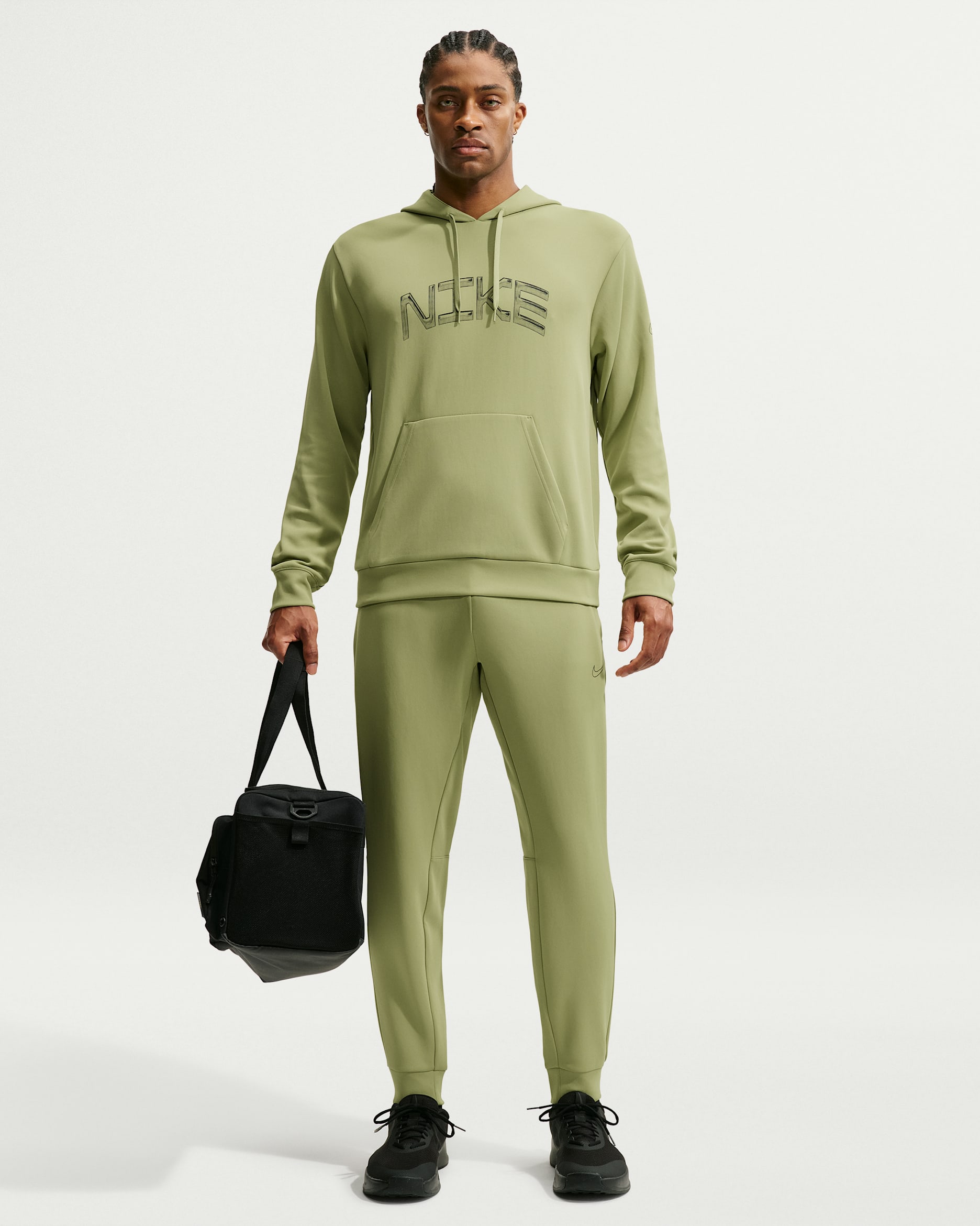 Nike Flex Men's Dri-FIT UV Protection Training Joggers - Dusty Olive/Black
