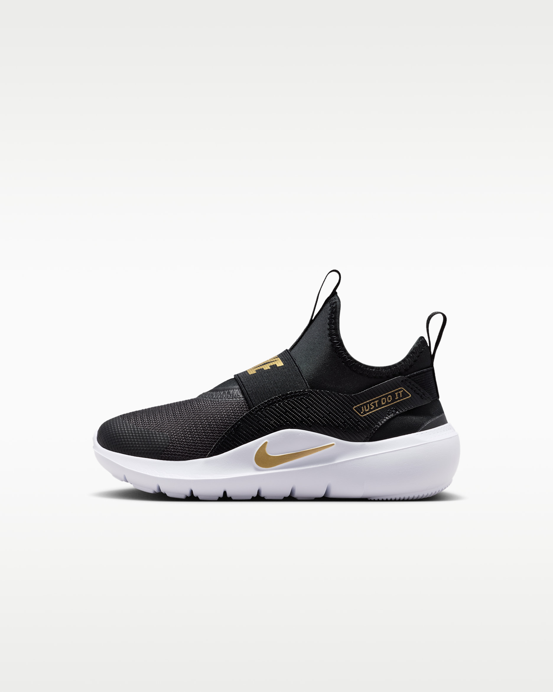 Nike Flex Runner 4 Little Kids' Shoes - Black/White/Blur