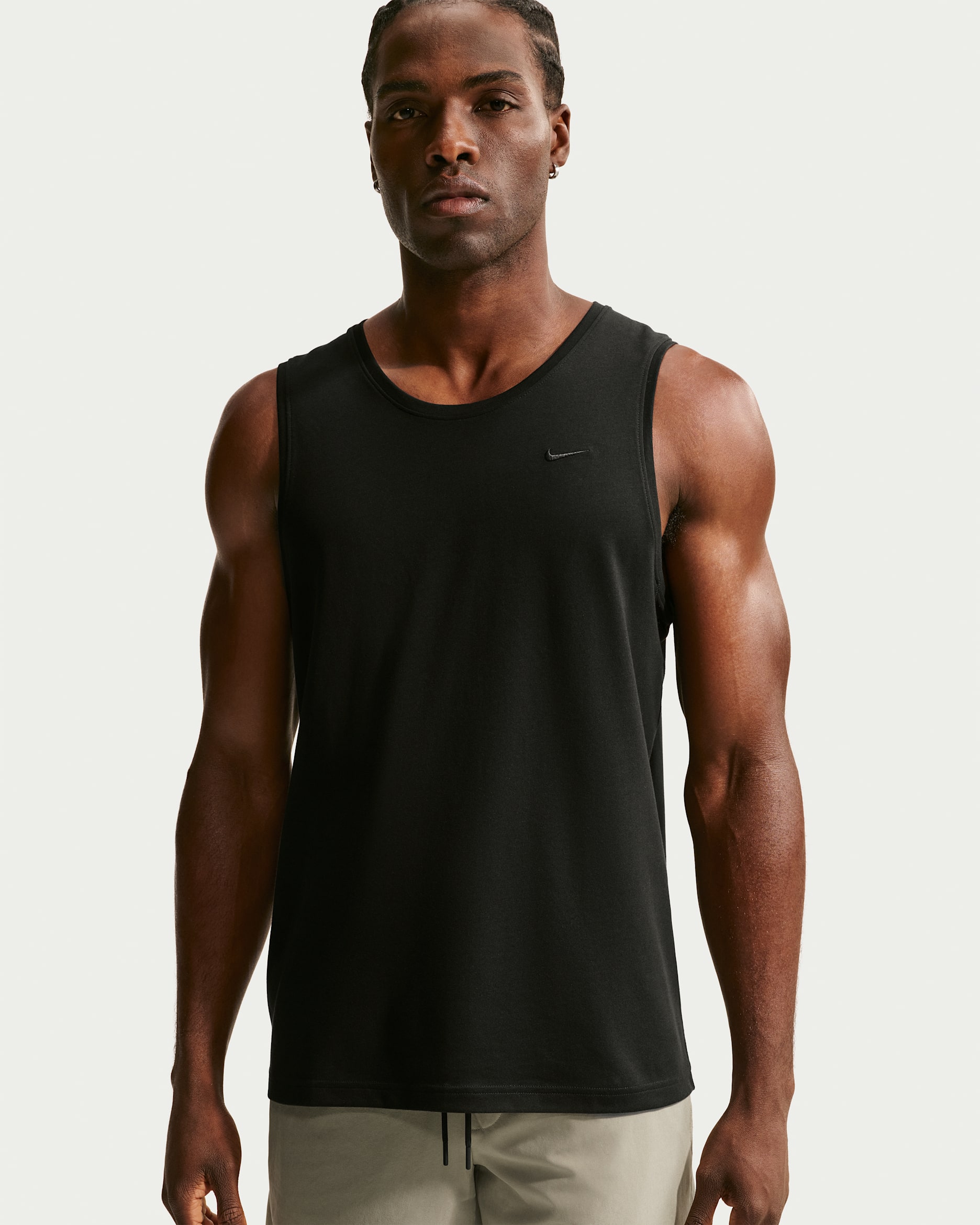 Haut sans manches Dri-FIT Nike Primary pour homme - Noir/Noir