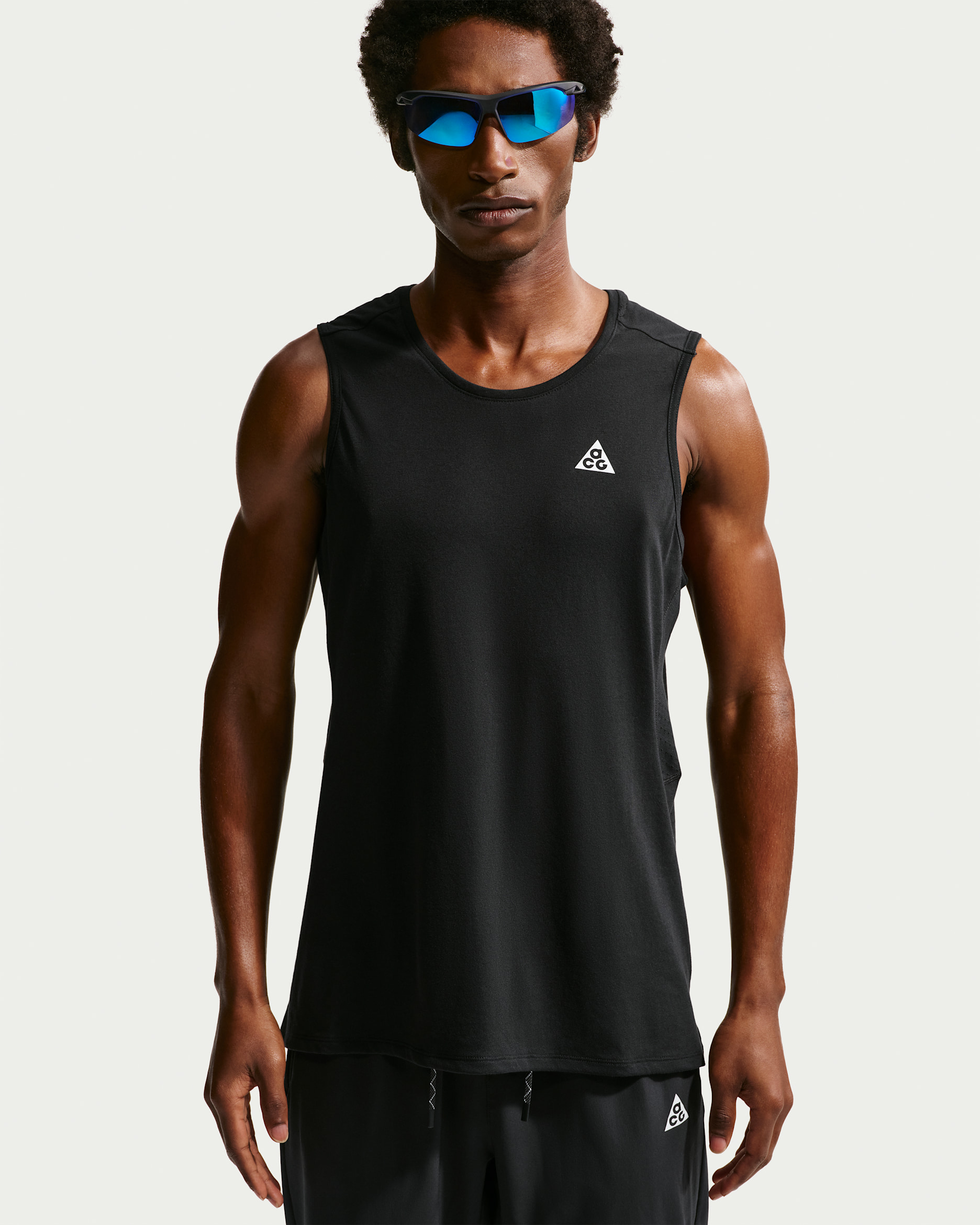 Nike ACG 'Solar Chase' Men's Dri-FIT ADV Tank Top - Black/Black/Summit White