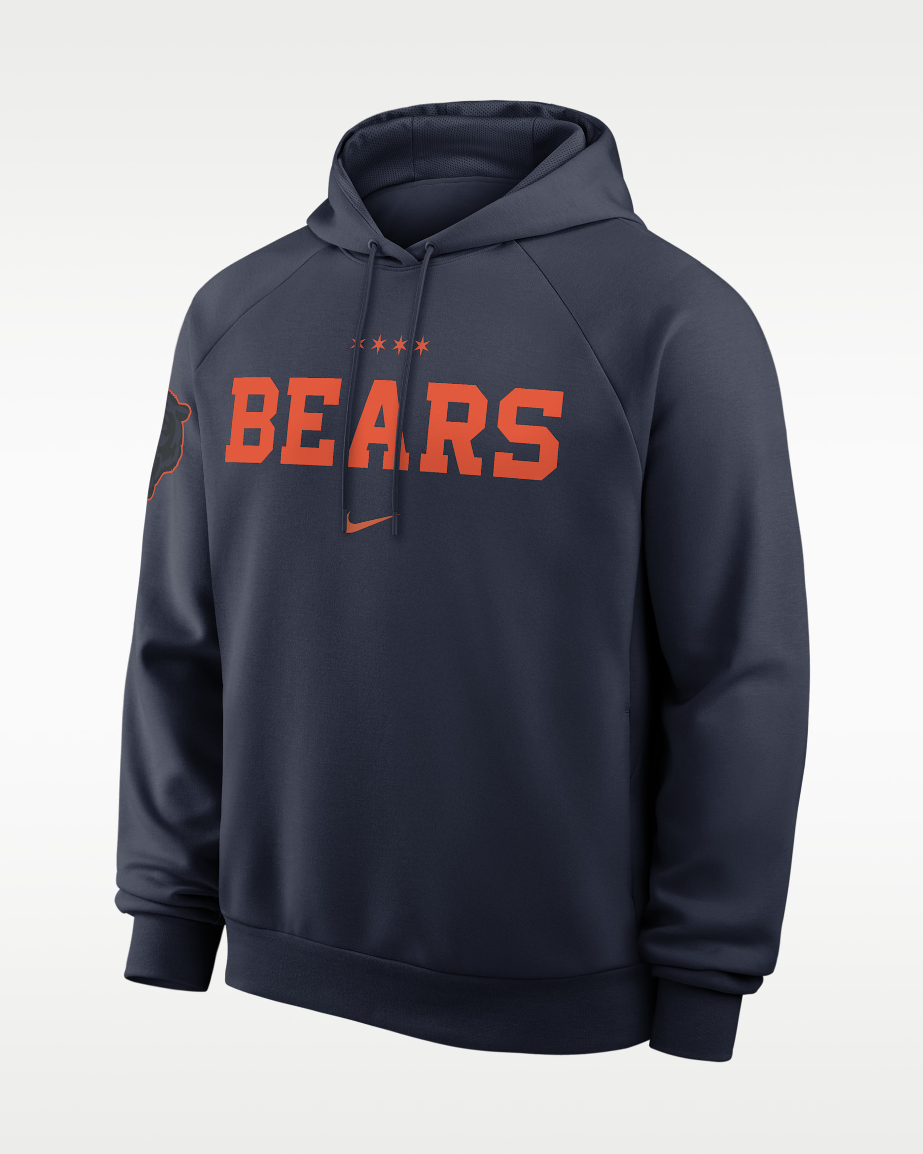 Chicago Bears Rivalries Collection Primary Men's Nike Dri-FIT NFL Pullover Hoodie - Navy
