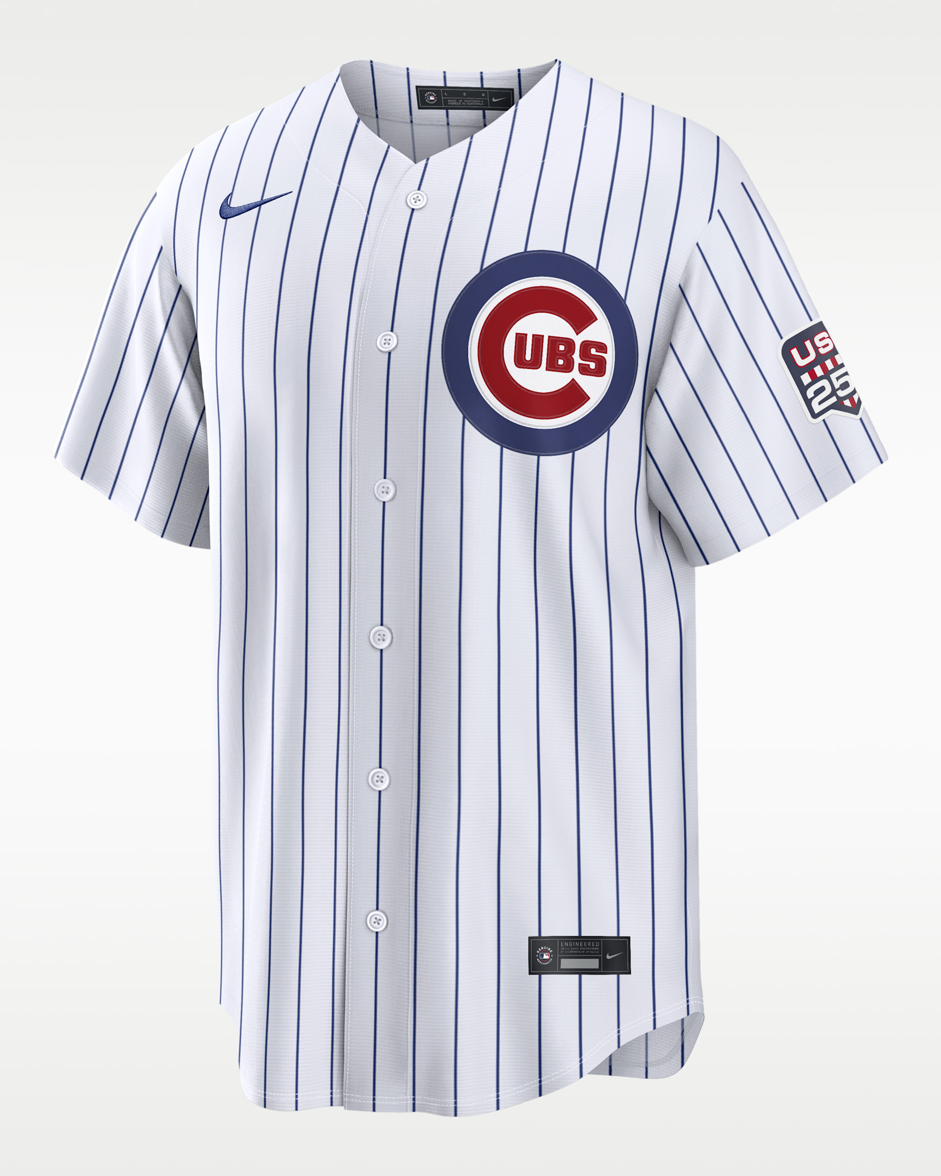 Pete Crow-Armstrong Chicago Cubs USA 250 Men's Nike MLB Stadium Jersey - White