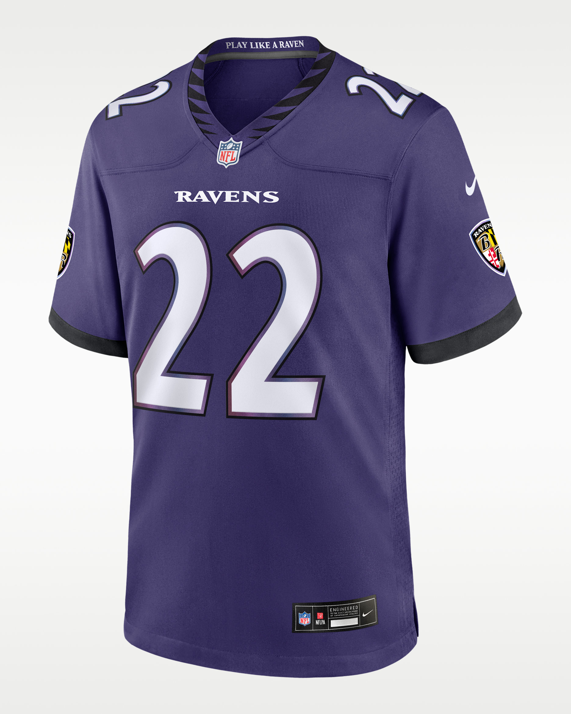 Derrick Henry Baltimore Ravens Men's Nike NFL Game Jersey - Purple