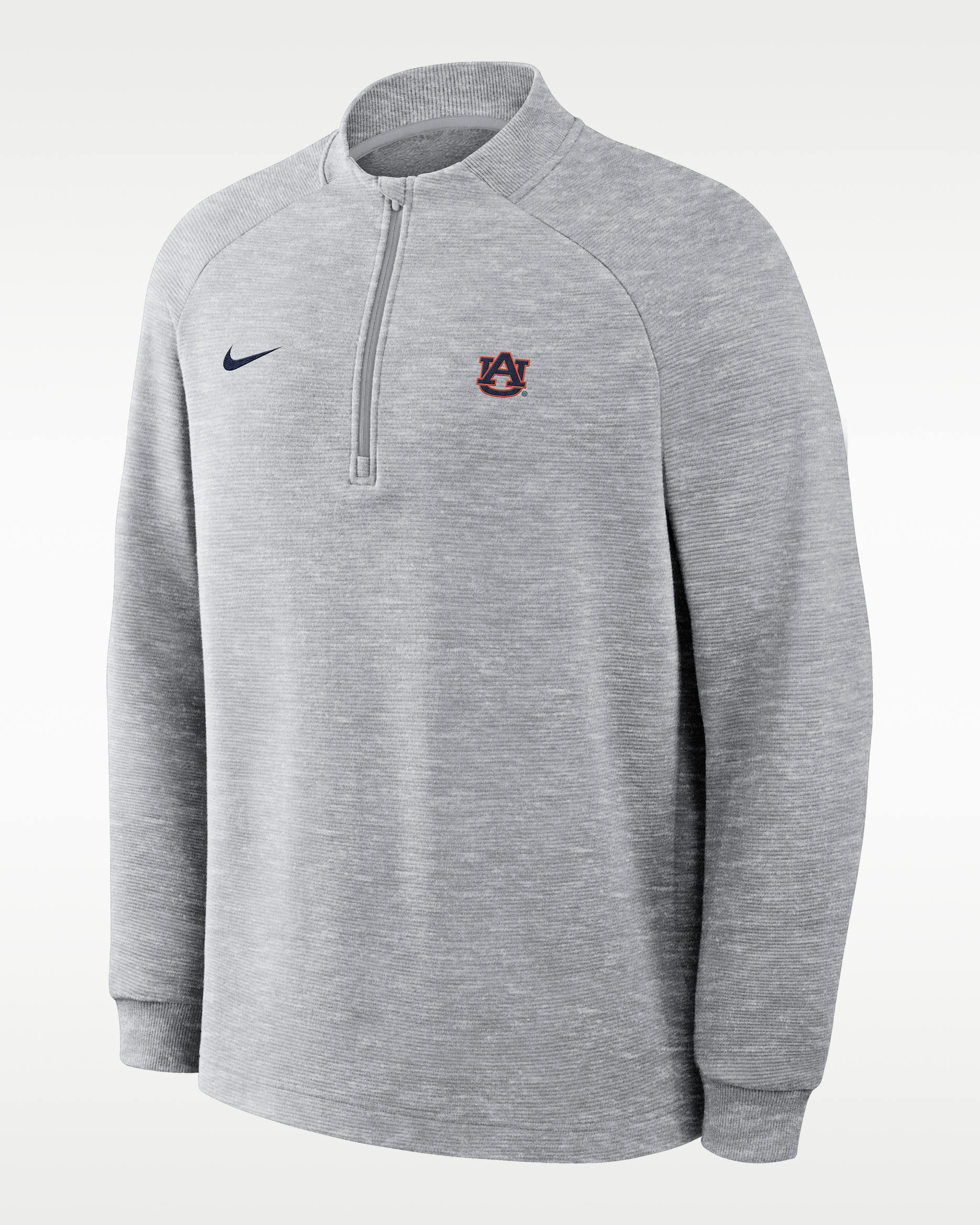 Auburn Par Men's Nike Therma-FIT College Half-Zip Pullover - Grey
