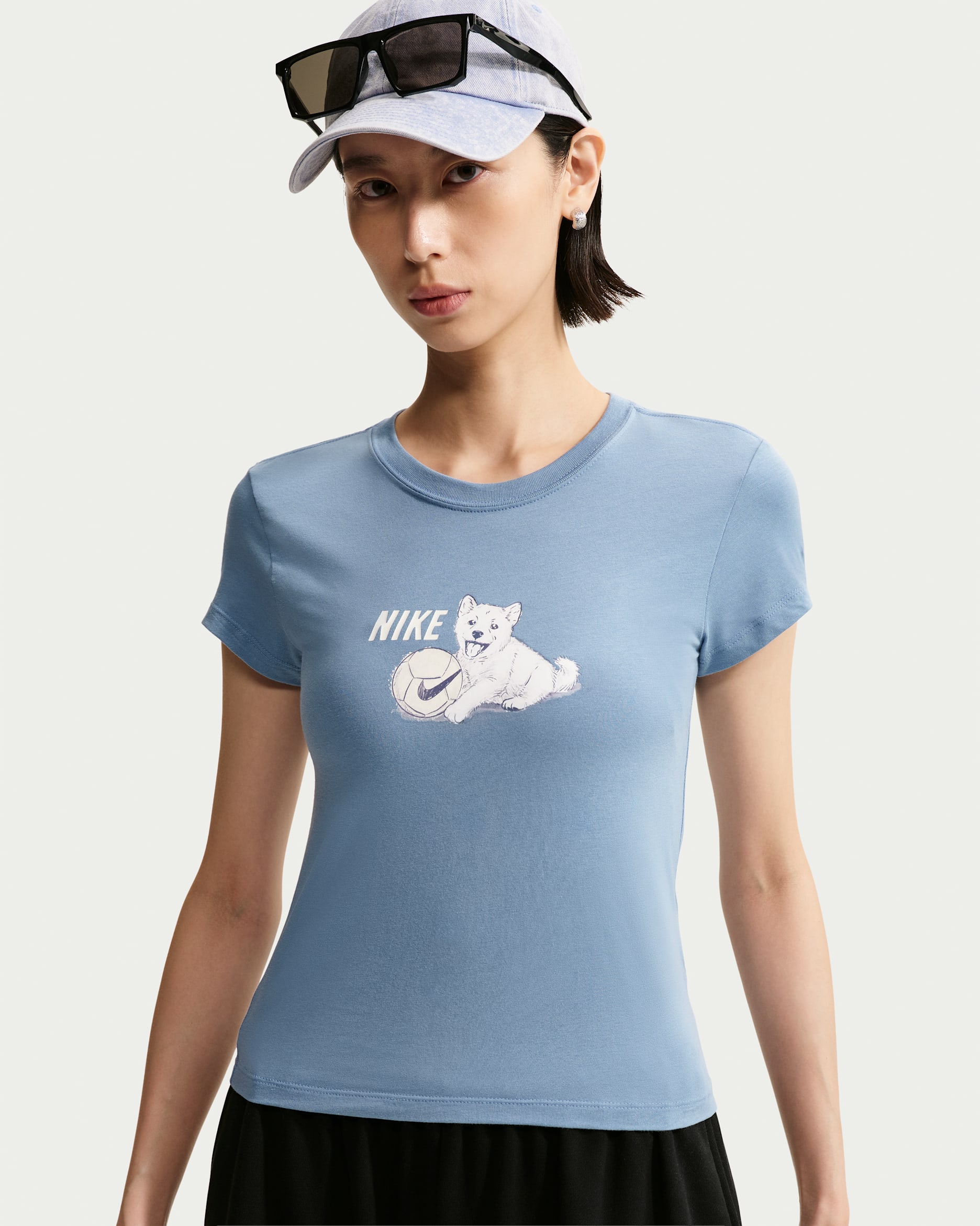 Nike Sportswear Chill Knit Women's T-Shirt - Work Blue