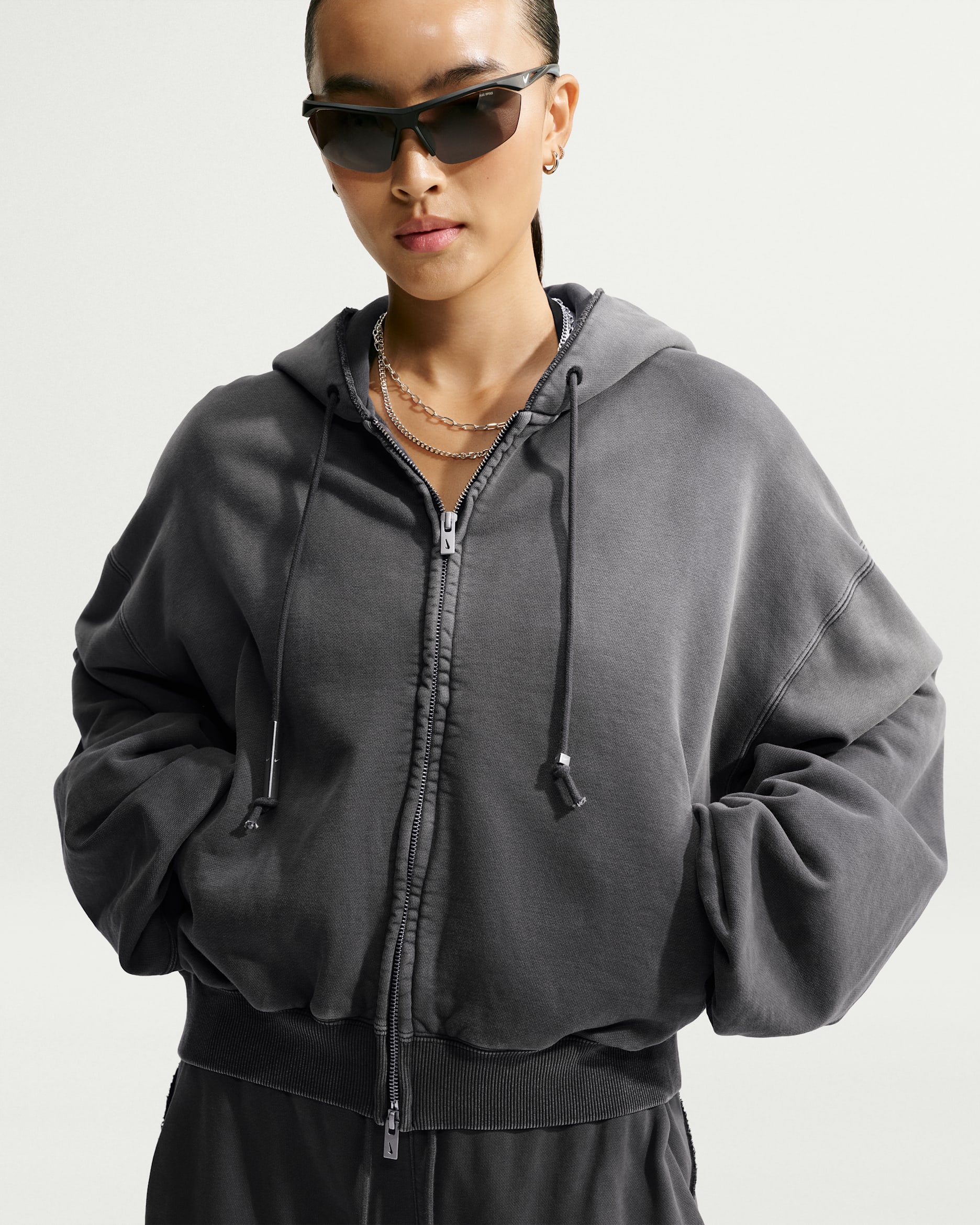 Nike Energy Women's Studio Fleece Hoodie - Black