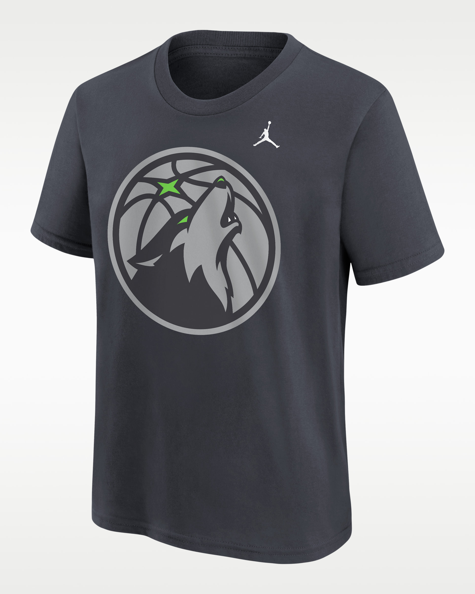 Minnesota Timberwolves Statement Essentials T-Shirt Big Kids' Nike NBA T-Shirt - Anthracite