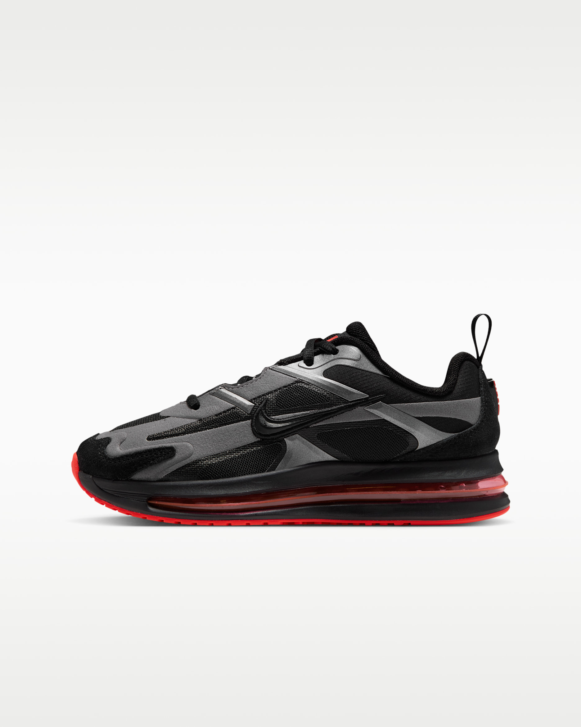 Nike Air Max Metro Older Kids' Shoes - Black/Metallic Dark Grey/Bright Crimson/Black