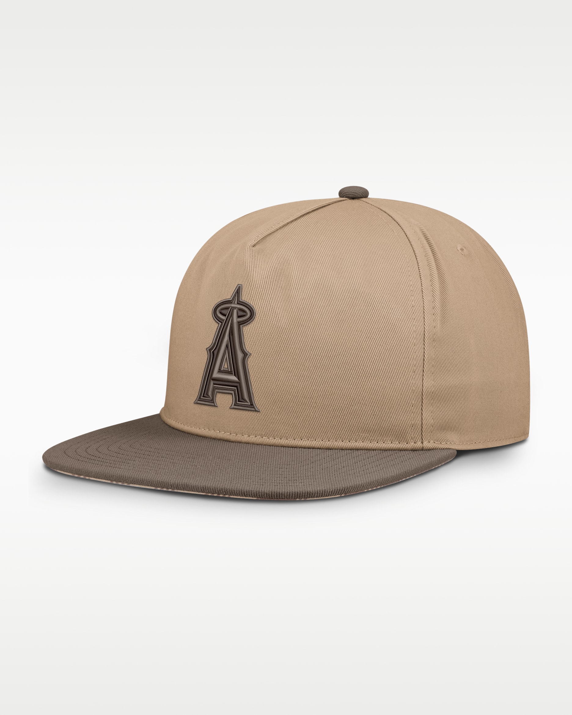 Los Angeles Angels Statement Men's Nike MLB Adjustable Hat - Hemp/Mink Brown