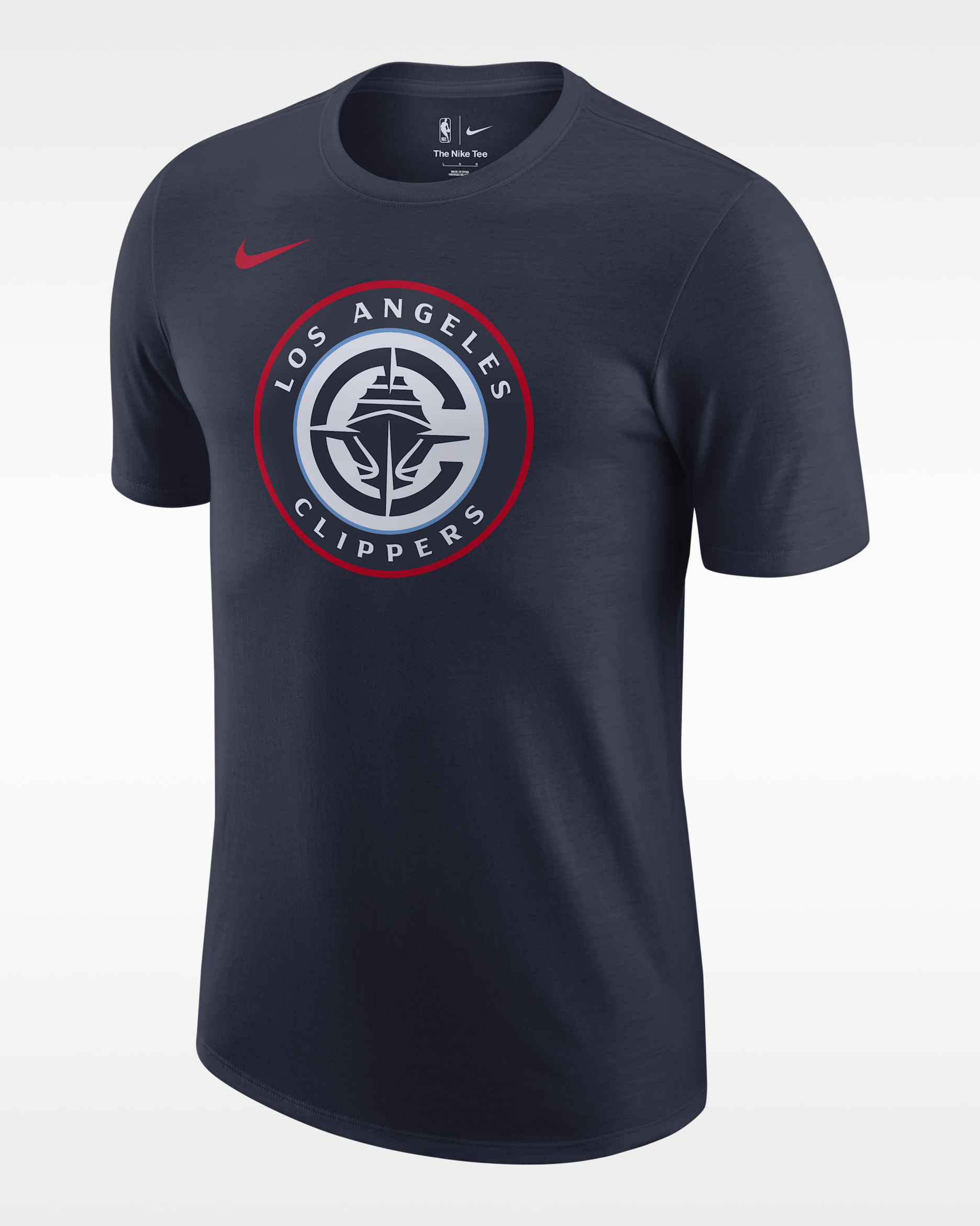Playera Nike de la NBA para hombre LA Clippers Essentials - Azul marino universitario