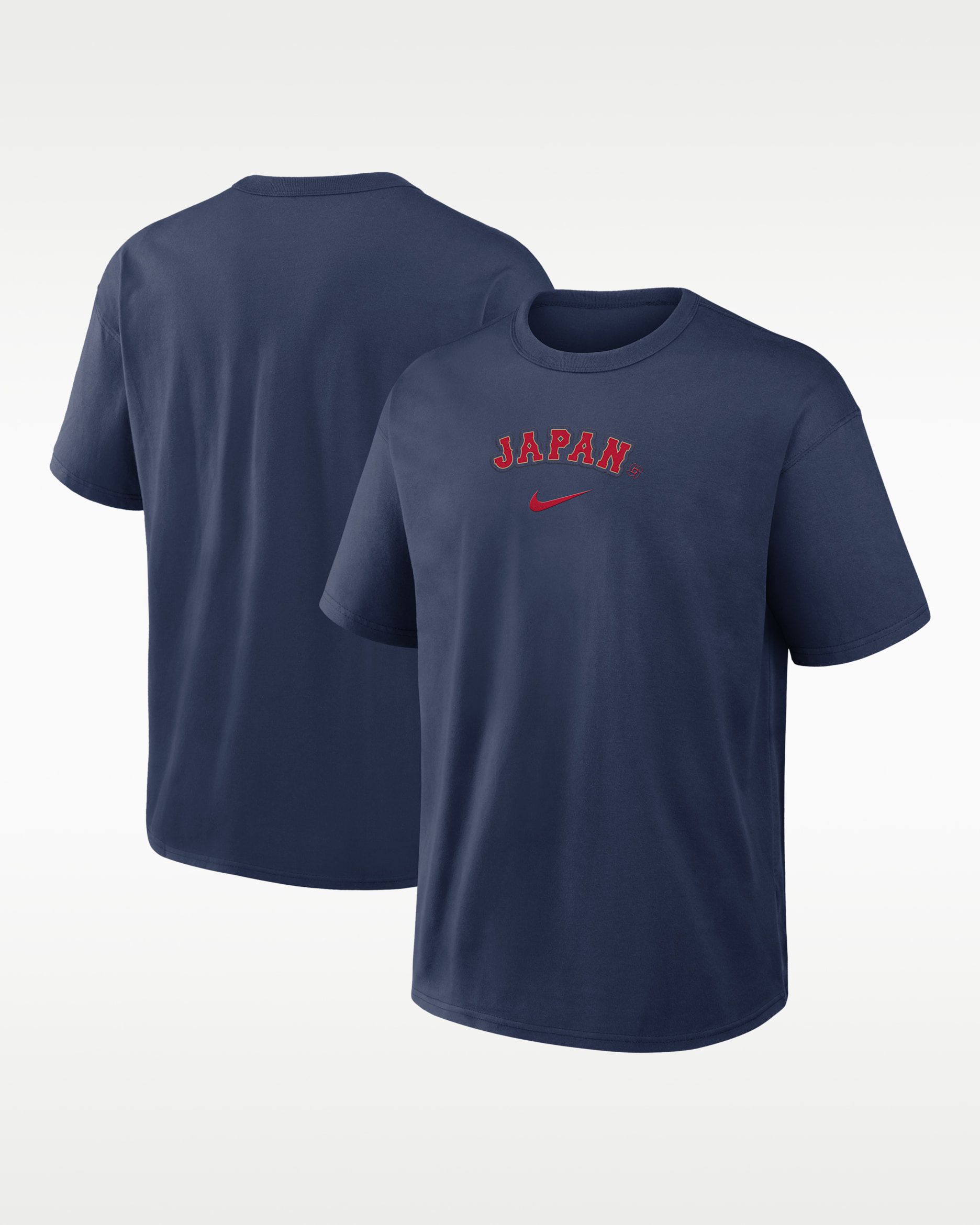 Japan National Baseball Team 2026 World Baseball Classic City Name Max90 Men's Nike T-Shirt - Midnight Navy