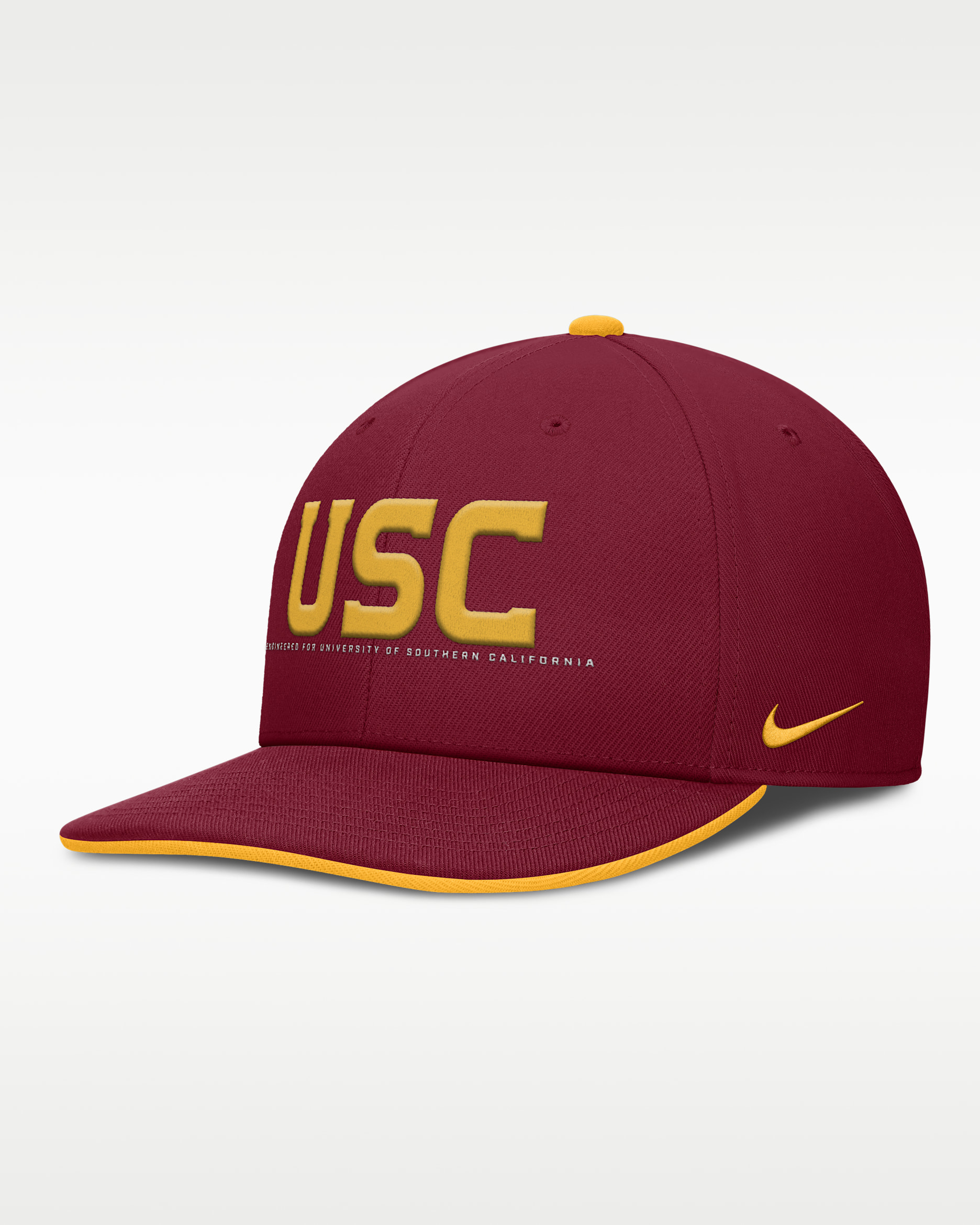 USC On-Field Club Men's Nike Dri-FIT College Adjustable Hat - Crimson