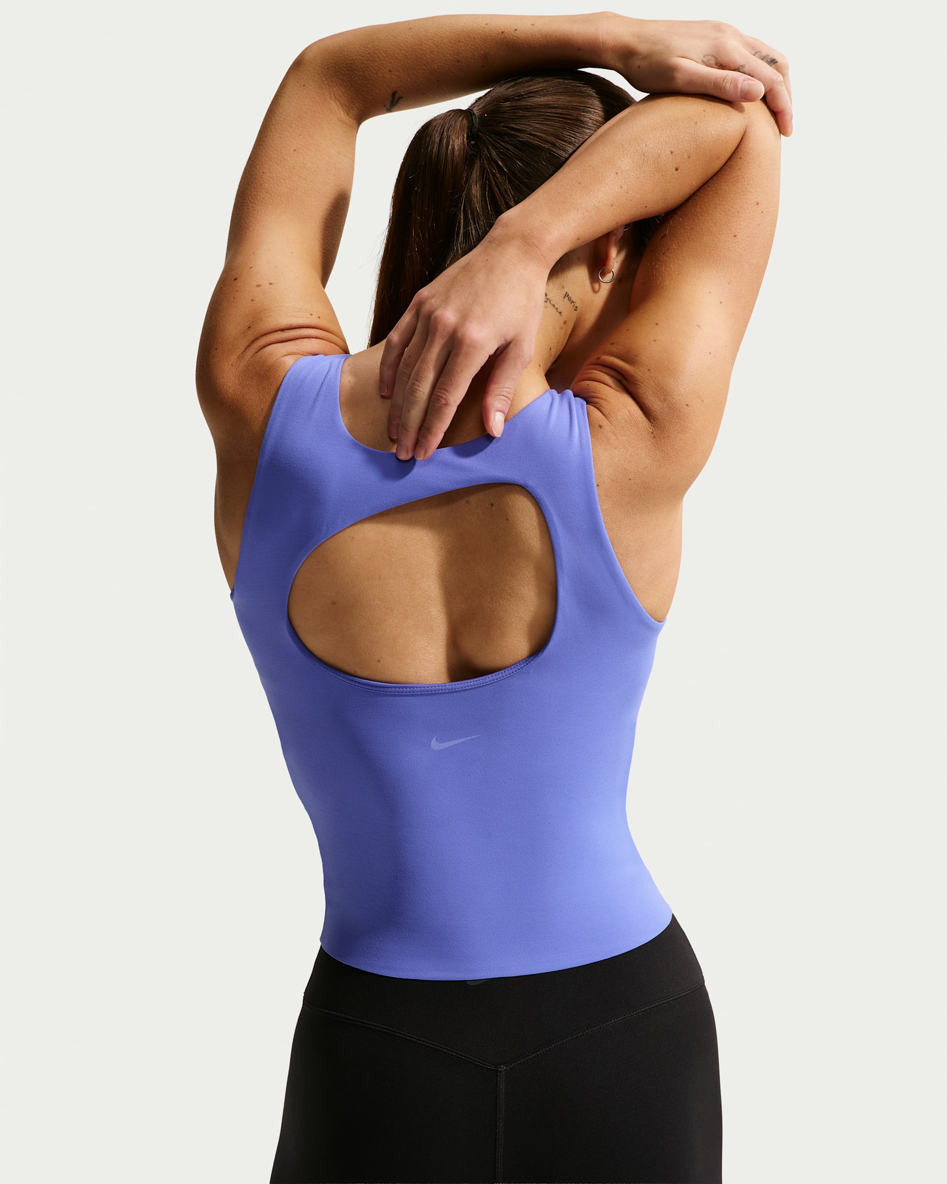 Nike Zenvy Women's Dri-FIT Tank Top - Sapphire/White