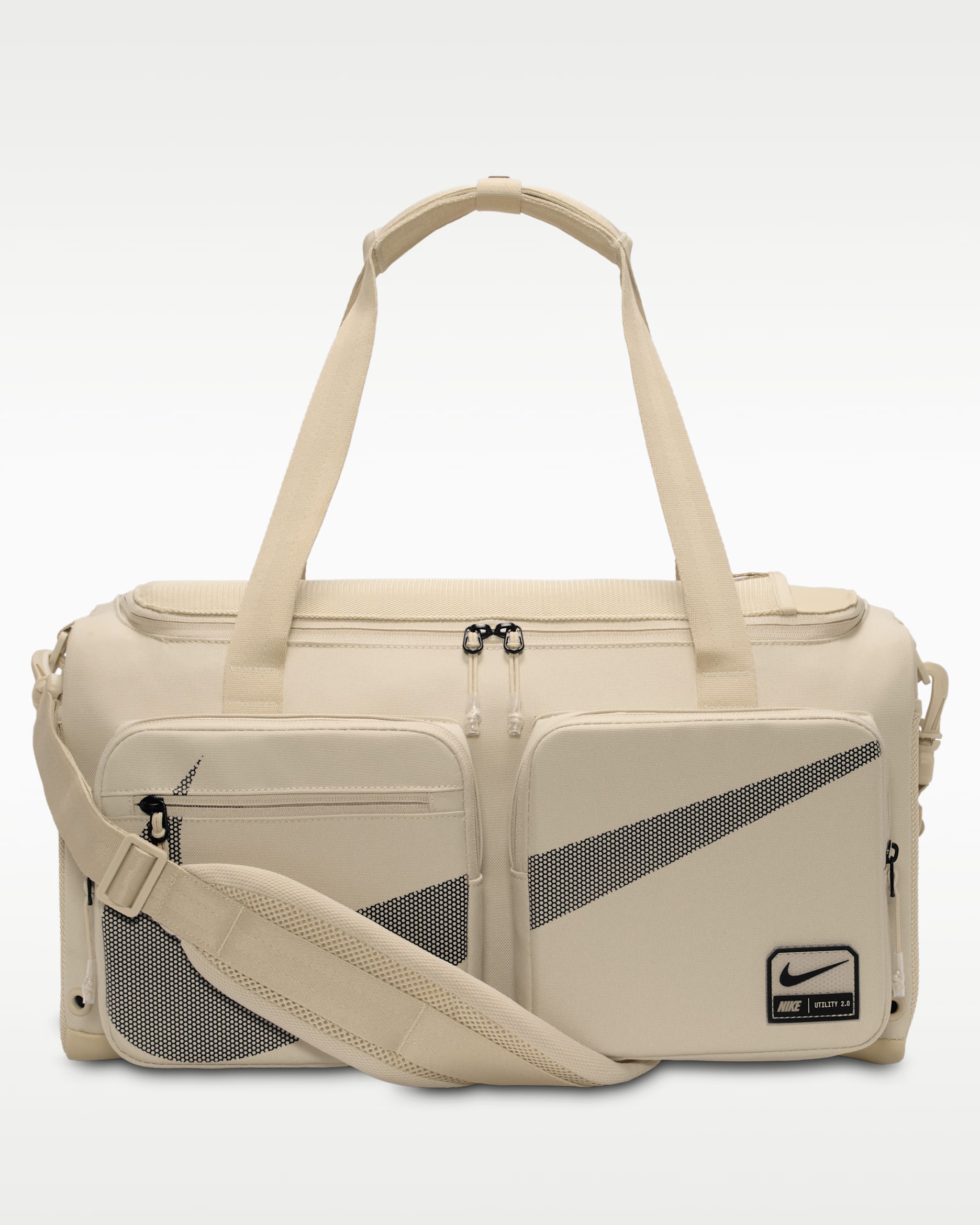 Nike Utility Power 2.0 Duffel Bag (Small, 31L) - Desert Khaki/Desert Khaki/Black