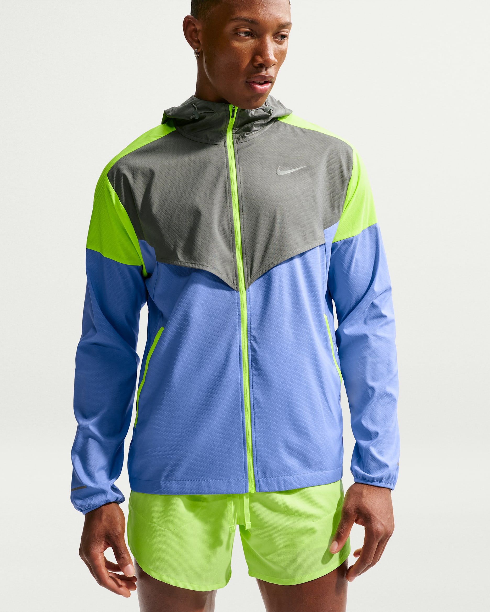 Ανδρικό τζάκετ για τρέξιμο Nike Impossibly Light Windrunner - Royal Pulse/Smoke Grey/Volt Ice