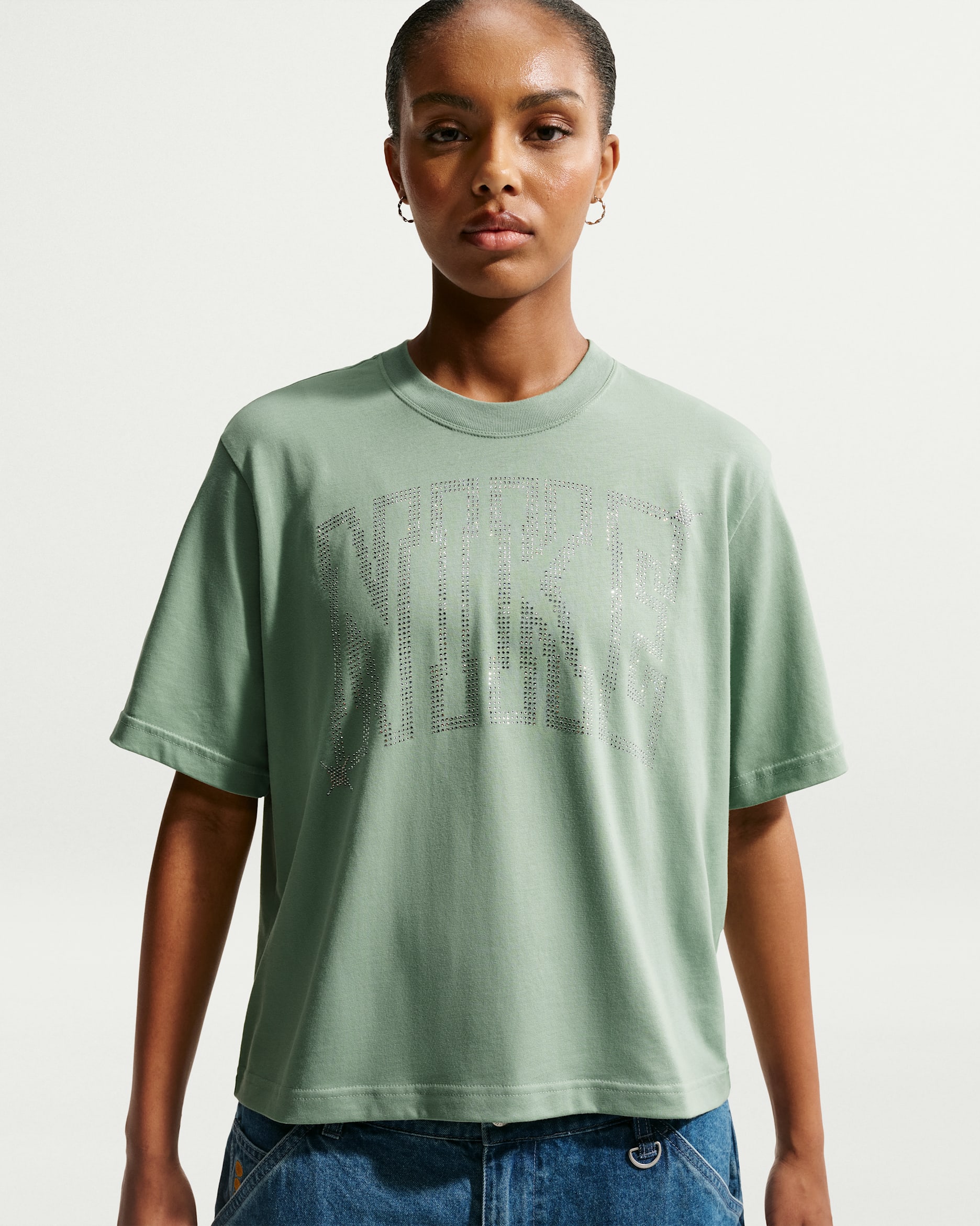 Nike Sportswear Classic Women's Loose T-Shirt - Steam