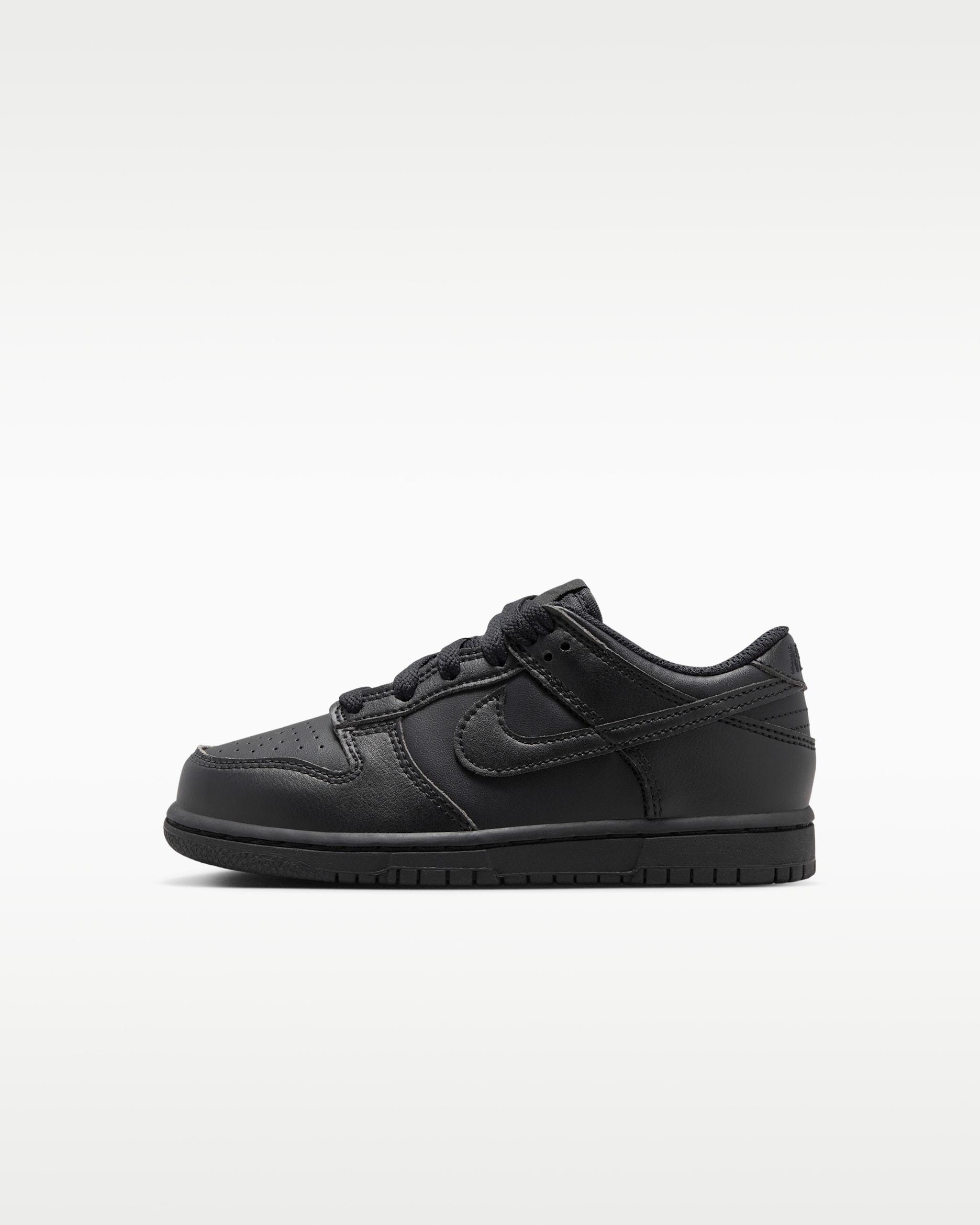 Nike Dunk Low Little Kids' Shoes - Black/Black/Black
