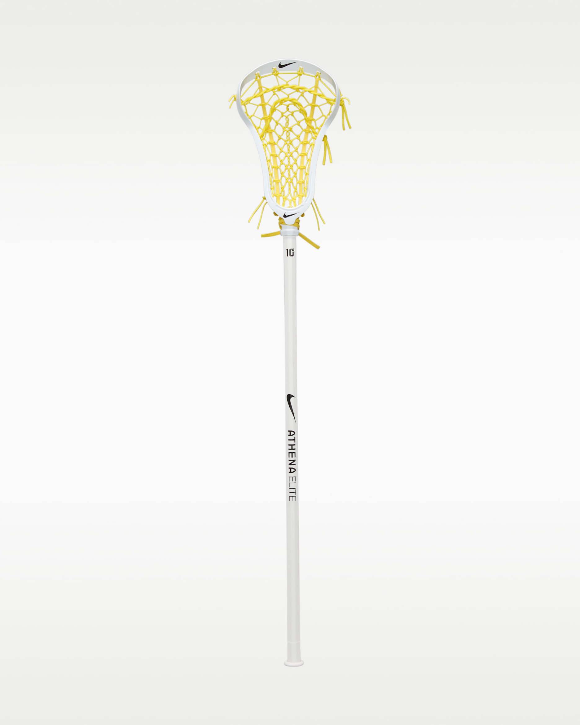 Palo completo de lacrosse para mujer Nike Athena Elite - Blanco/Amarillo