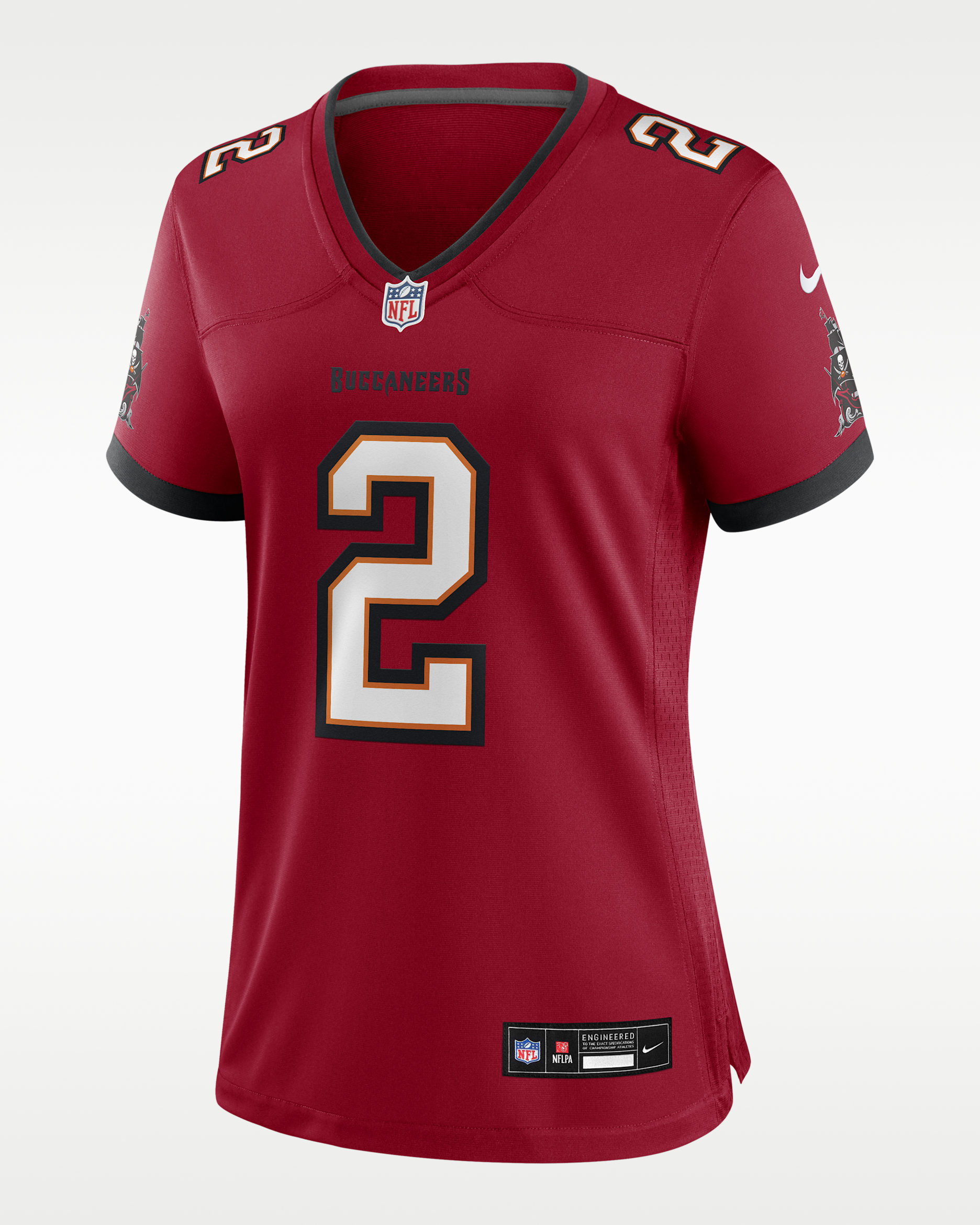 Jersey Nike de la NFL Game para mujer de Emeka Egbuka de los Tampa Bay Buccaneers - Rojo