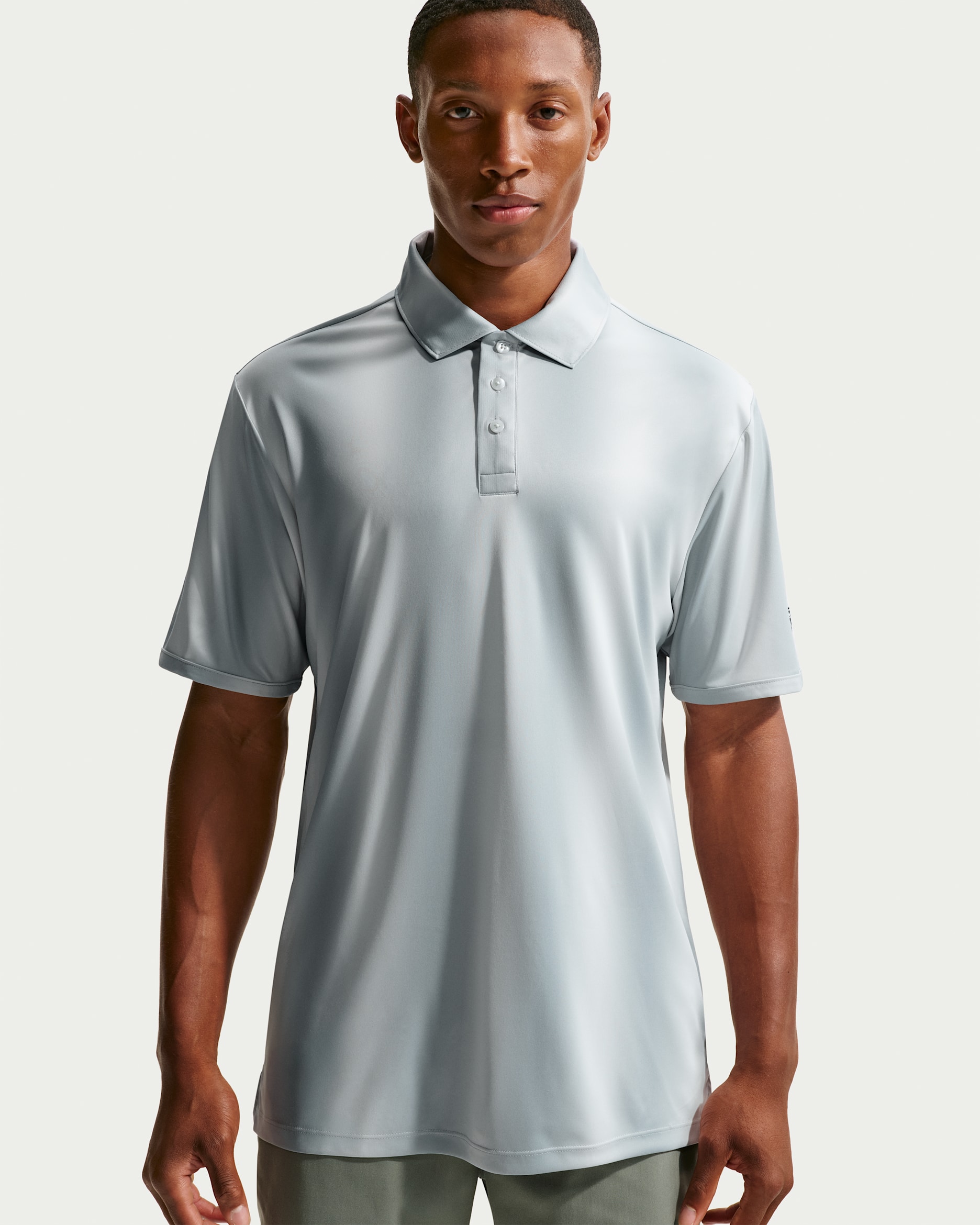 Polo de golf Dri-FIT para hombre Nike Par - Gris lobo/Polvo fotón
