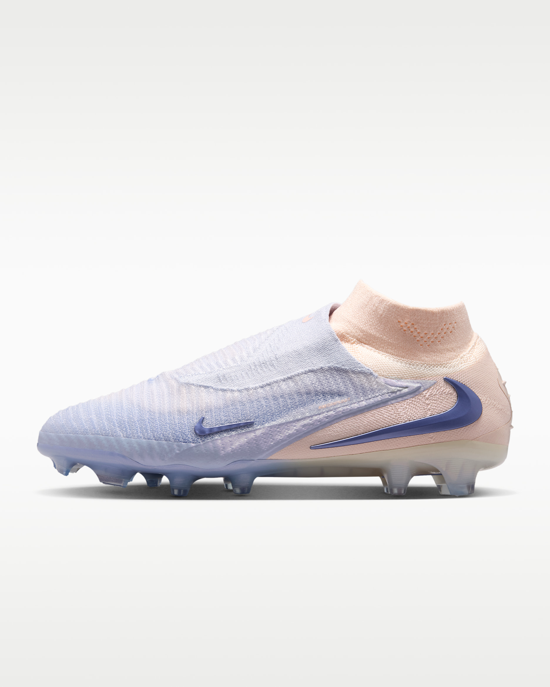 Nike Phantom 6 High Elite LV8 Fußballschuh für normalen Rasen - Ghost/Guava Ice/Ghost
