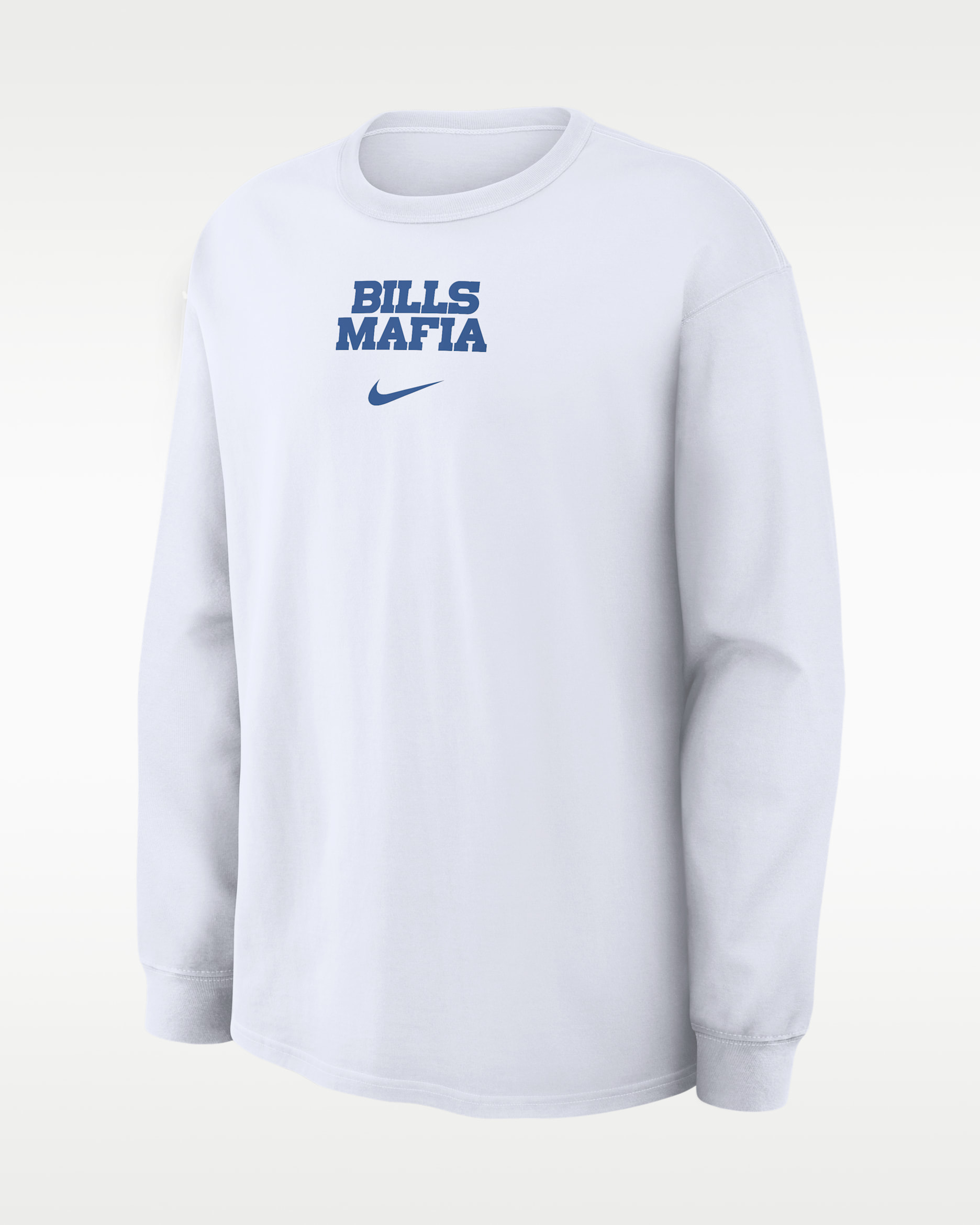 Buffalo Bills Rivalries Collection Max90 Men's Nike NFL Long-Sleeve T-Shirt - White