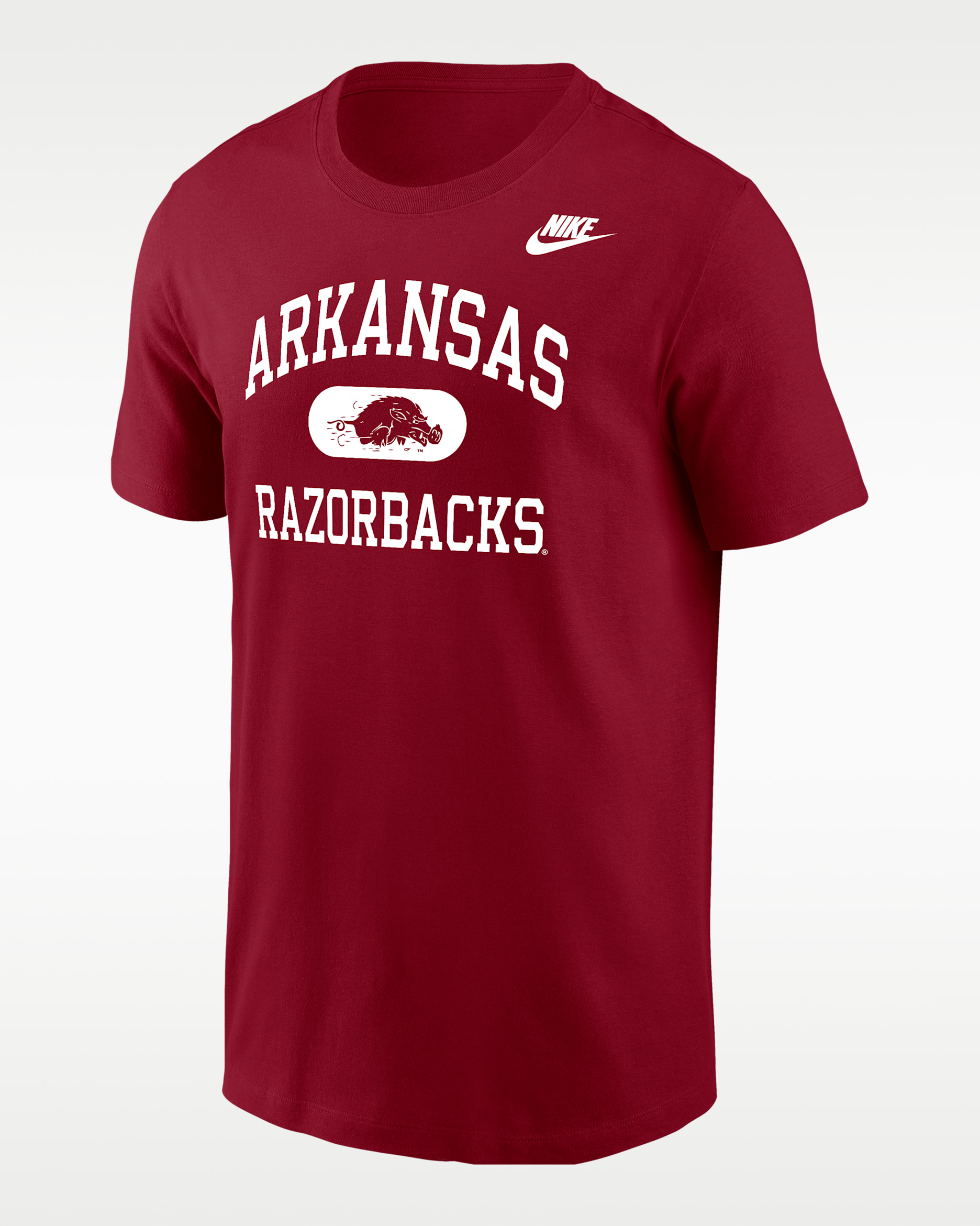 Arkansas Razorbacks Men's Nike College T-Shirt - Team Crimson