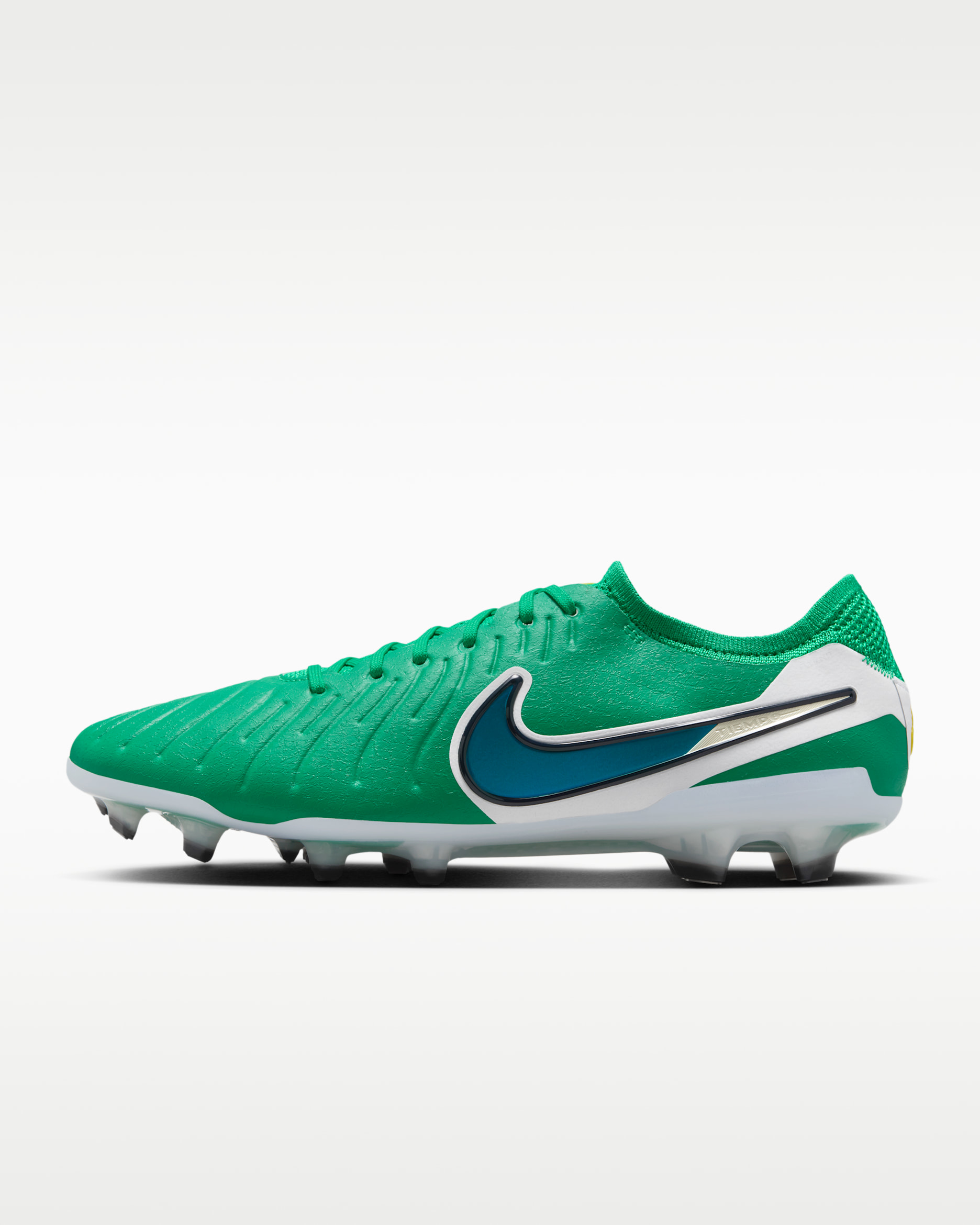 Nike Tiempo Legend 10 Elite Firm-Ground Low-Top Football Boot - Stadium Green/Dark Obsidian