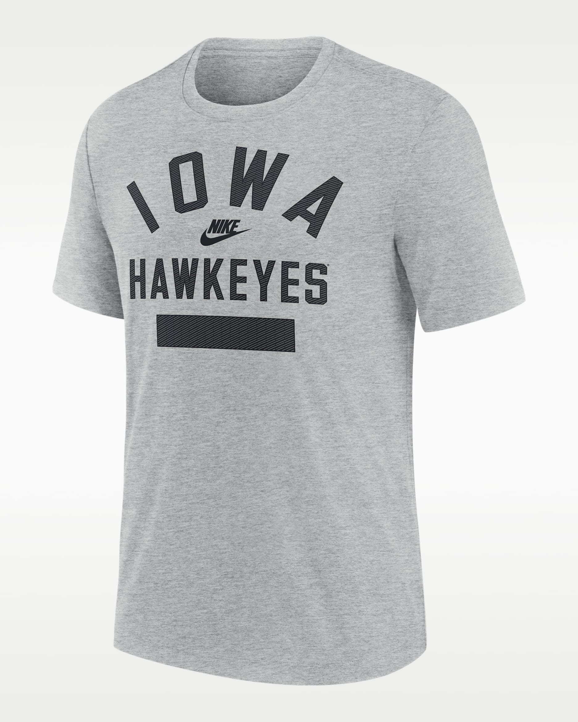 Iowa Legacy Men's Nike College T-Shirt - Grey Heather