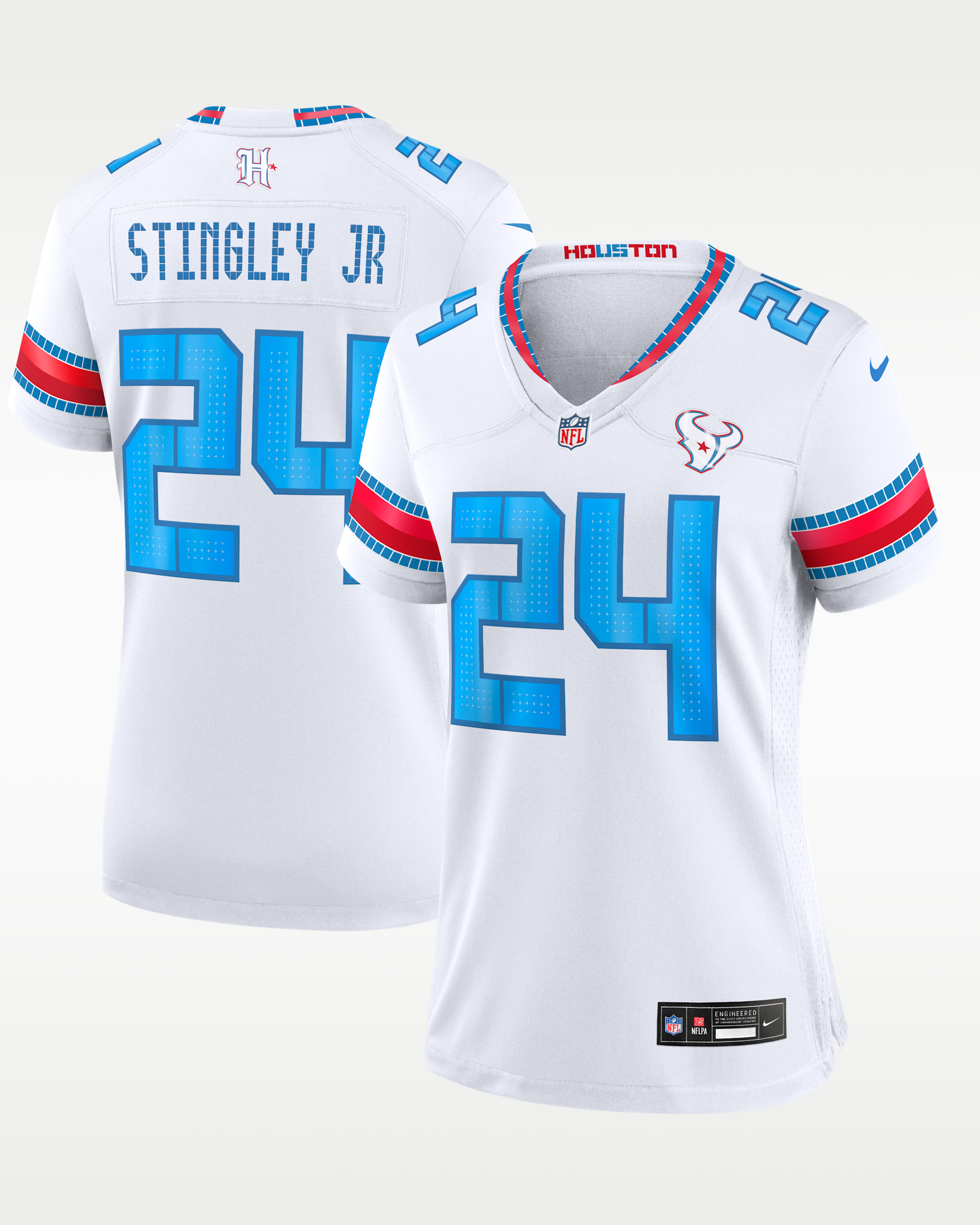 Derek Stingley Jr. Houston Texans Rivalries Collection Women's Nike NFL Game Jersey - White