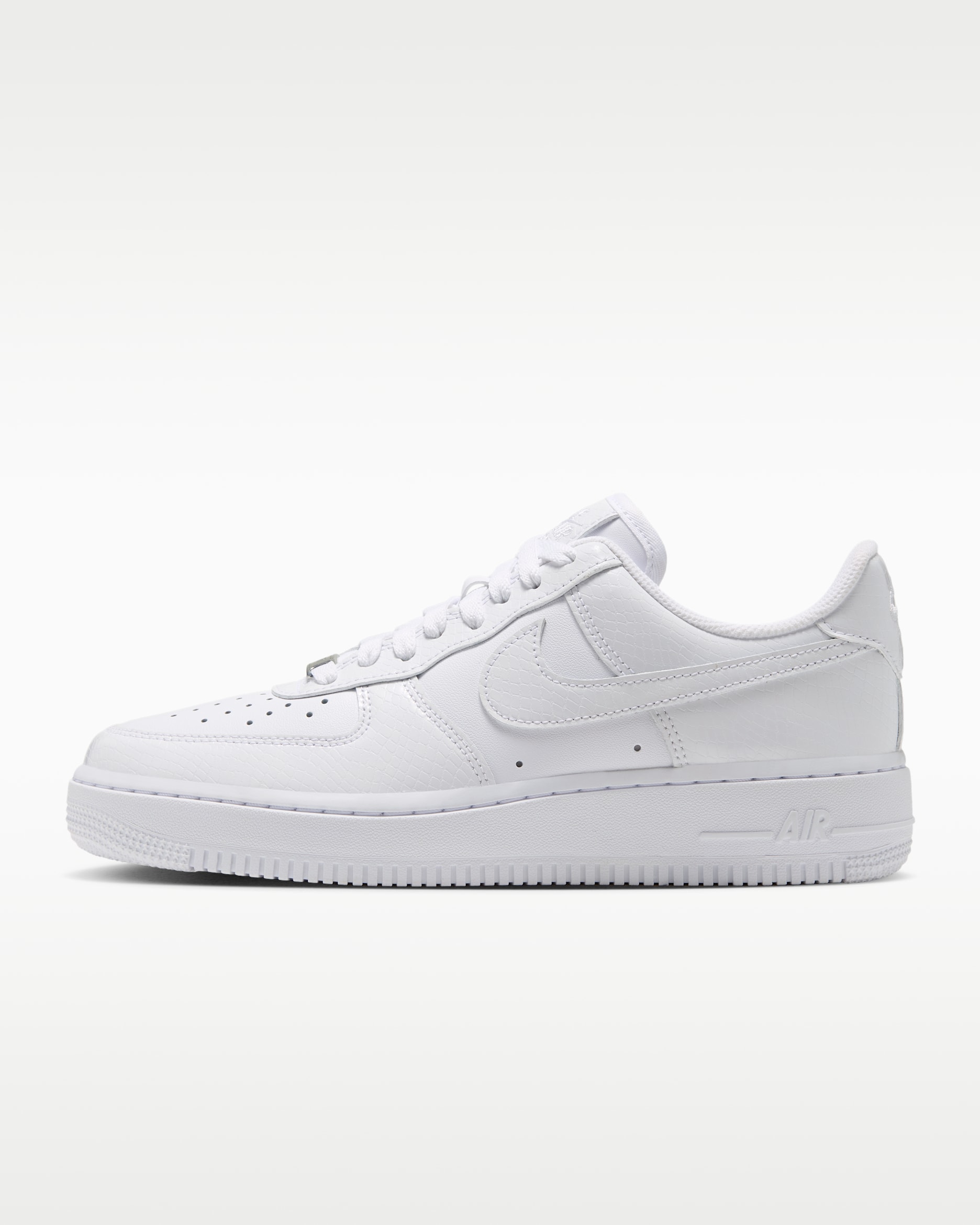 Sko Nike Air Force 1 '07 för kvinnor - Vit/Metallic Silver/Vit