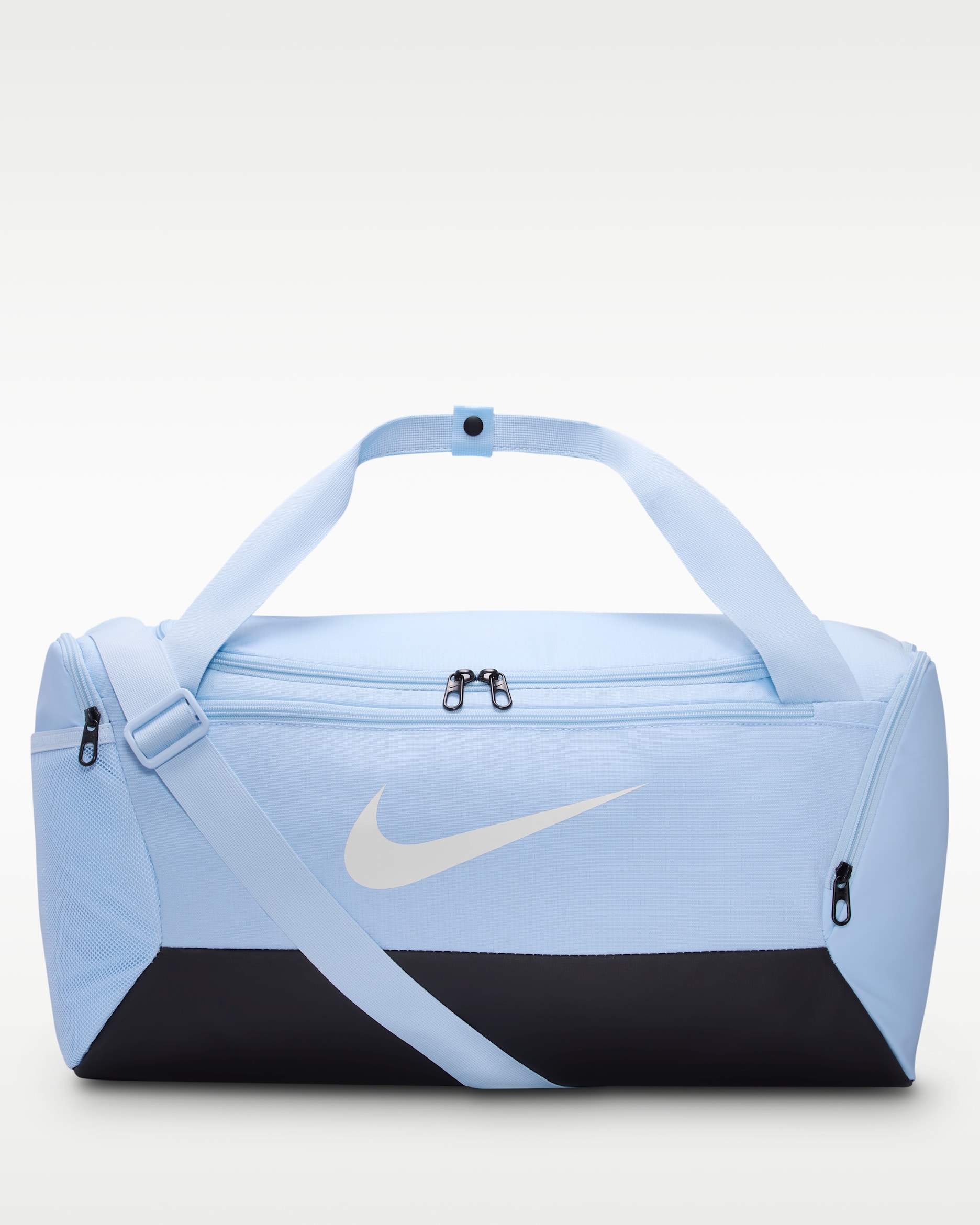 Nike Brasilia Training Duffel Bag (Small, 41L) - Celestine Blue/Black/White