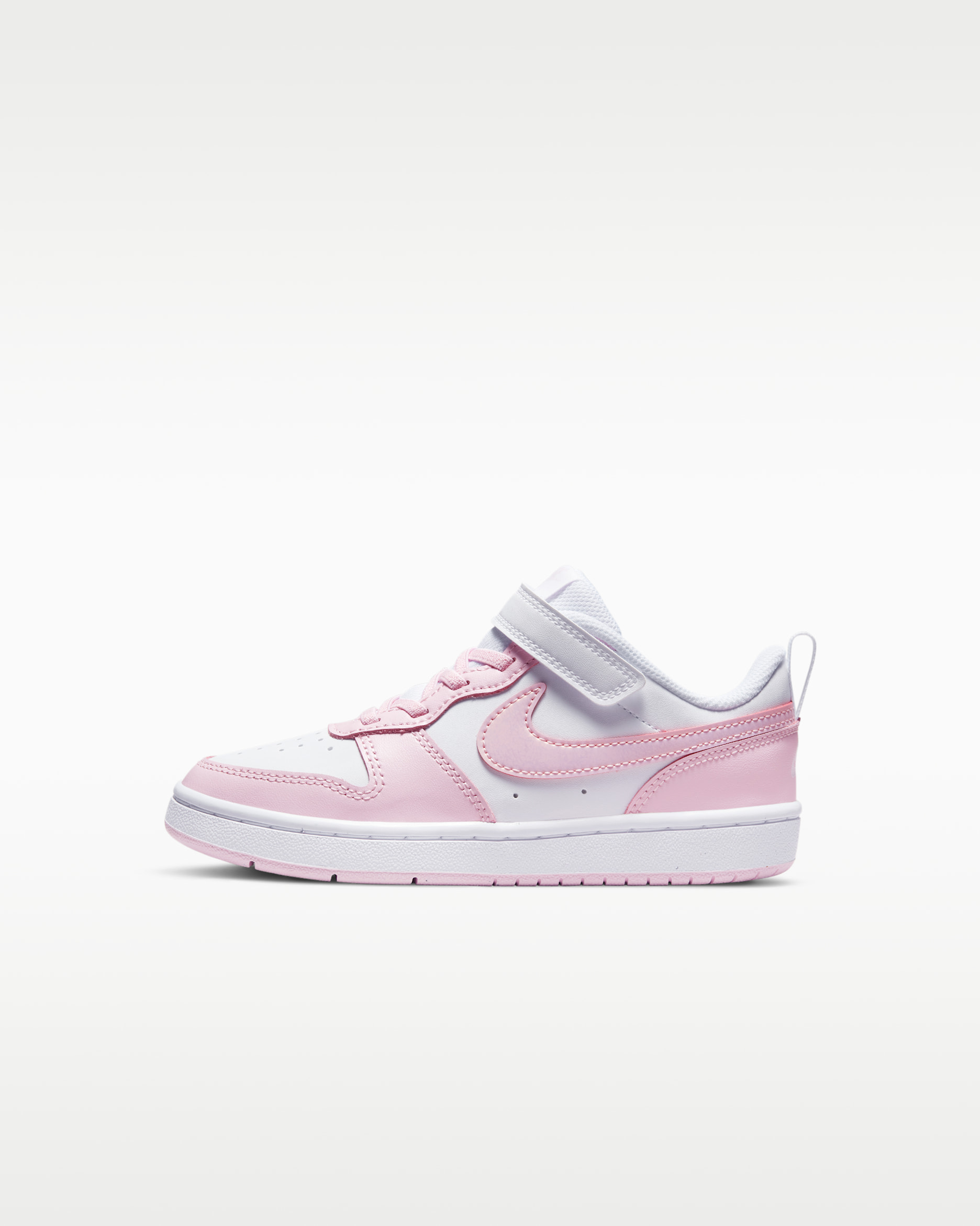 ナイキ コート ボロー LOW 2 リトルキッズシューズ - ホワイト/ピンクフォーム
