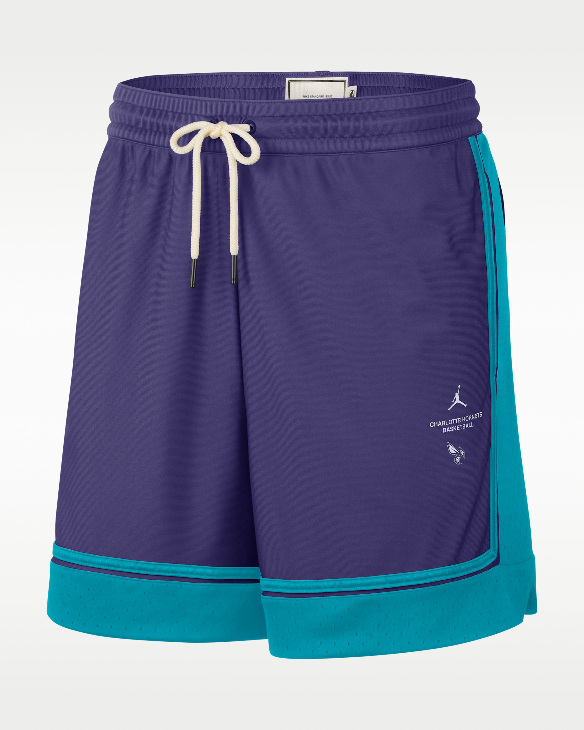 Charlotte Hornets Standard Issue Men's 6" Basketball Shorts - New Orchid/Rapid Teal