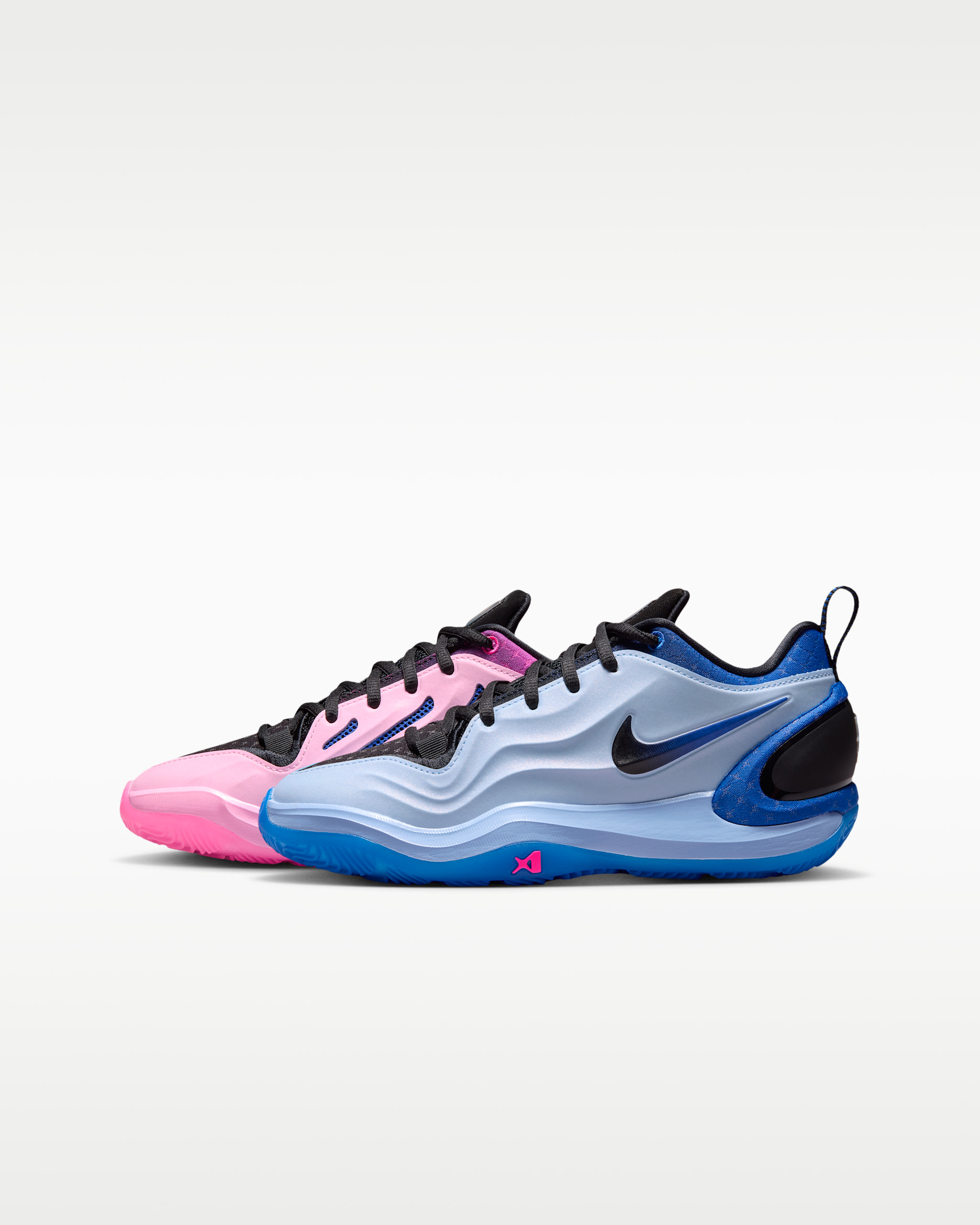 A'Two A'ja Wilson Big Kids' Basketball Shoes - Neo Pink/Pink Blast/Racer Blue/Black