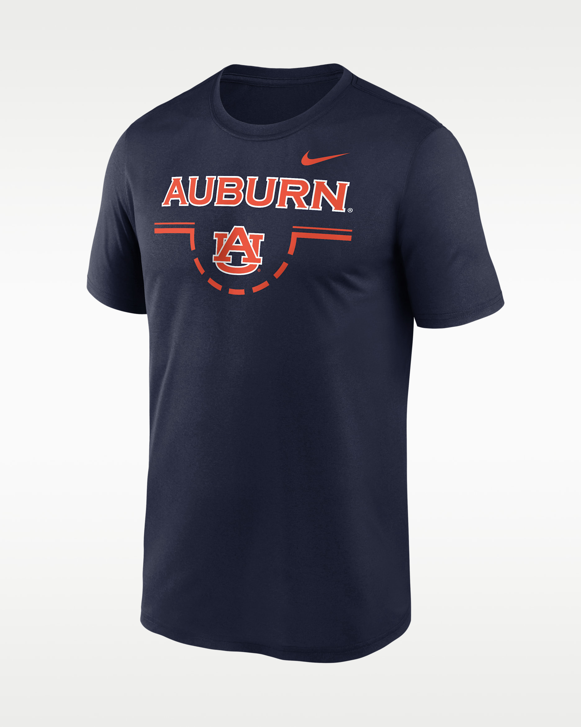 Auburn Courtside Men's Nike Dri-FIT College T-Shirt - Navy