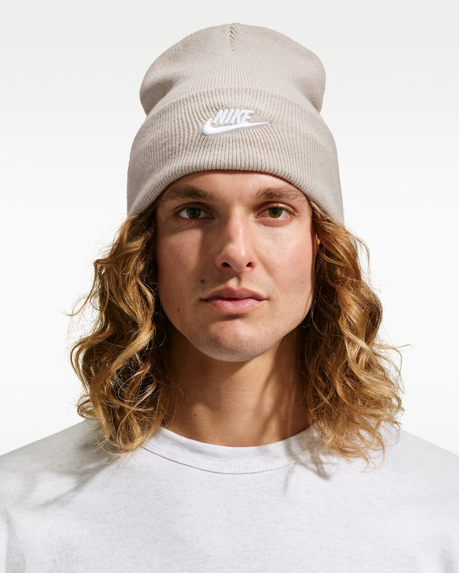 Nike Peak Futura Beanie - Moon Particle/White