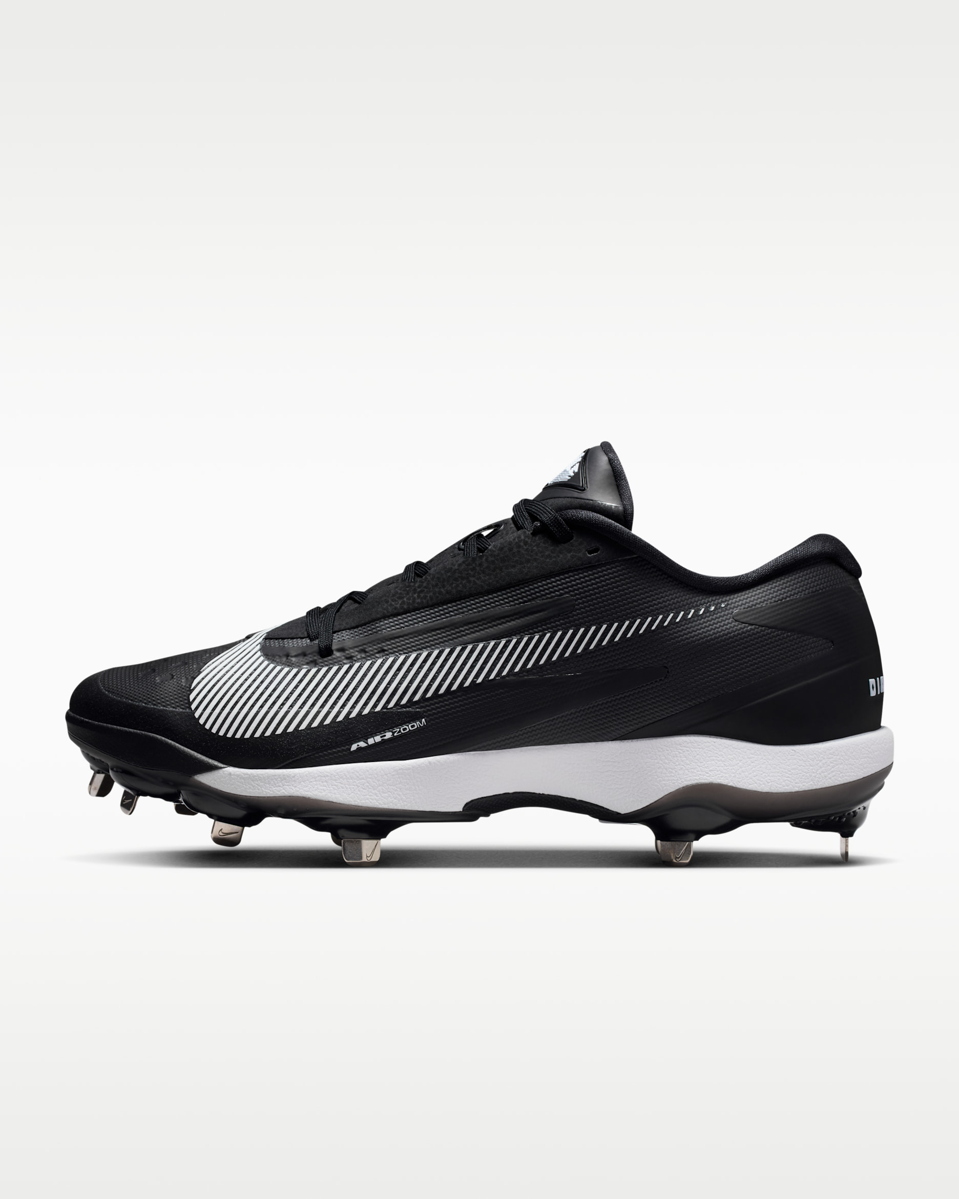 Nike Diamond Standout MTL Baseball Cleats - Black/White