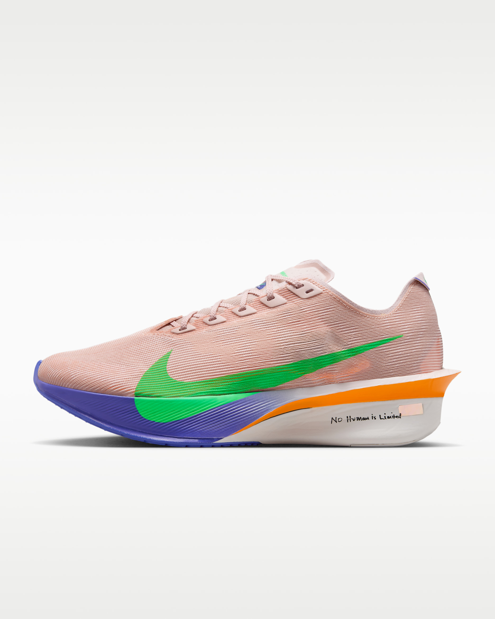 Nike Vaporfly 4 'Eliud Kipchoge' Men's Road Racing Shoes - Silt Red/Fire Pink/Bright Ceramic/Green Shock