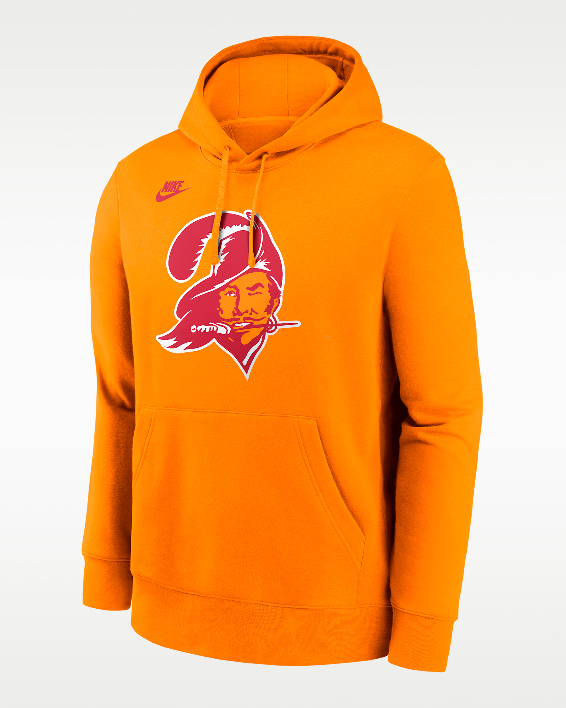 Sudadera con gorro sin cierre Nike de la NFL para hombre Tampa Bay Buccaneers Vintage Logo Club - Naranja