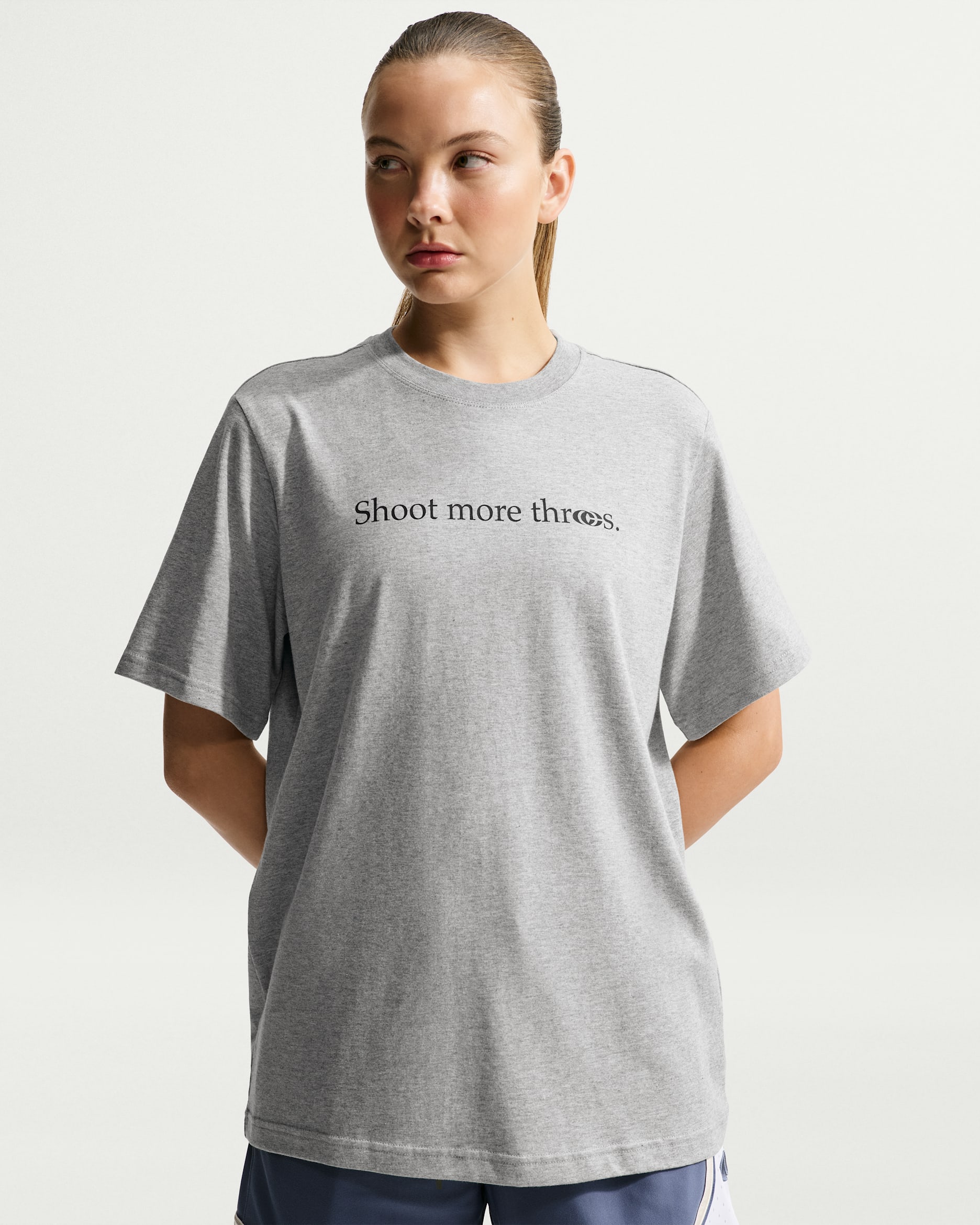 Caitlin Clark Women's Basketball T-Shirt - Dark Grey Heather