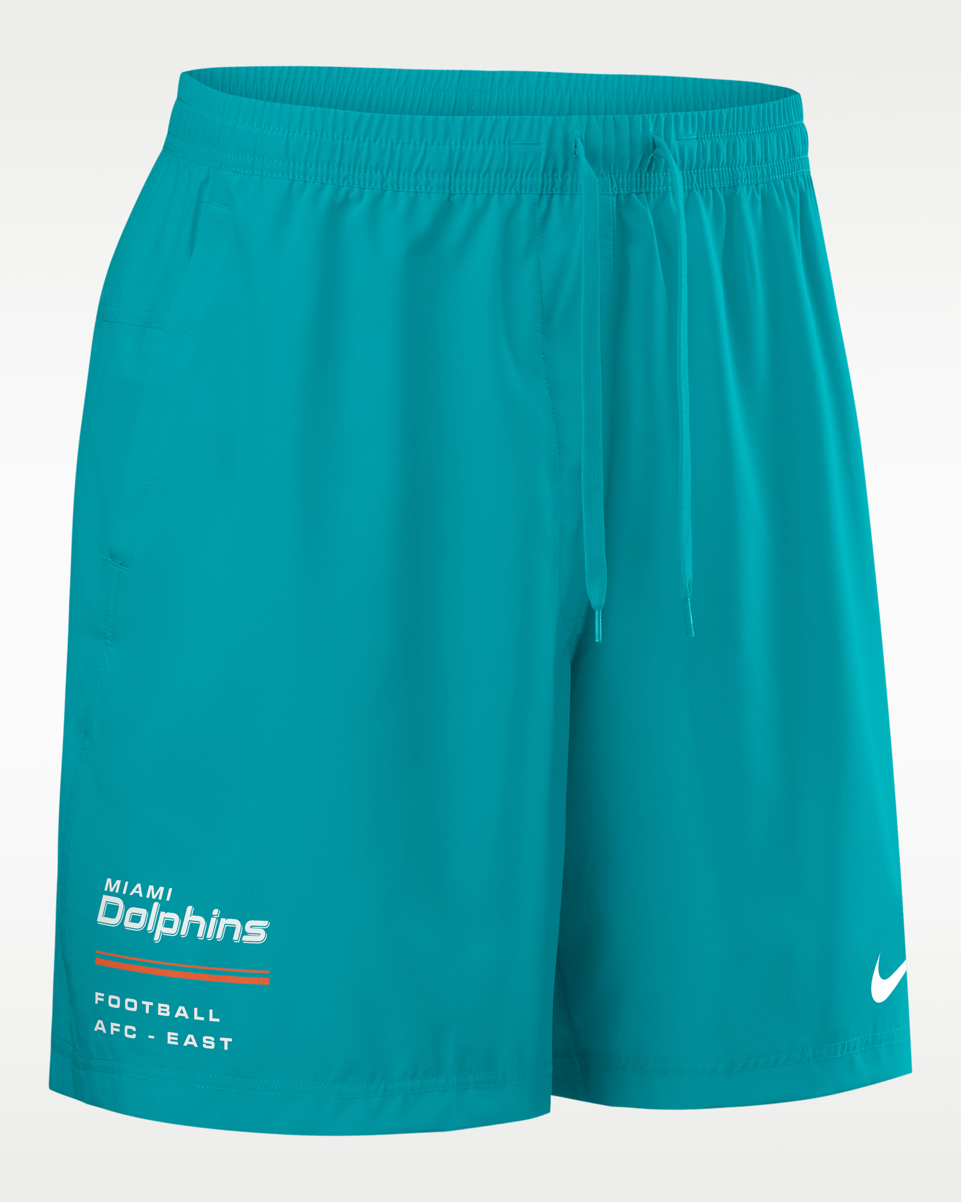 Miami Dolphins Men's Nike NFL Woven Shorts - Aqua