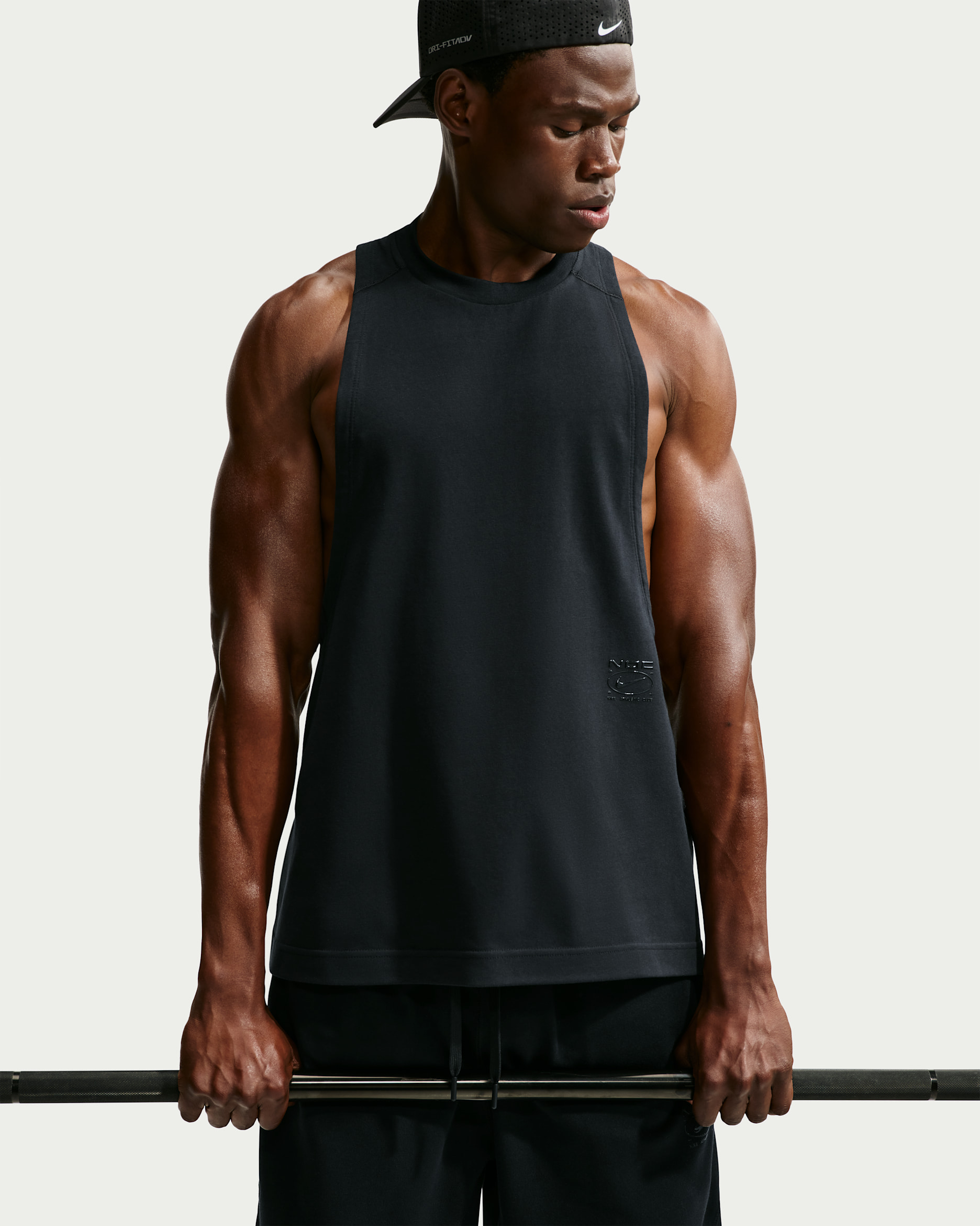 Nike N.A.C. Men's Dri-FIT Training Tank - Black/Black