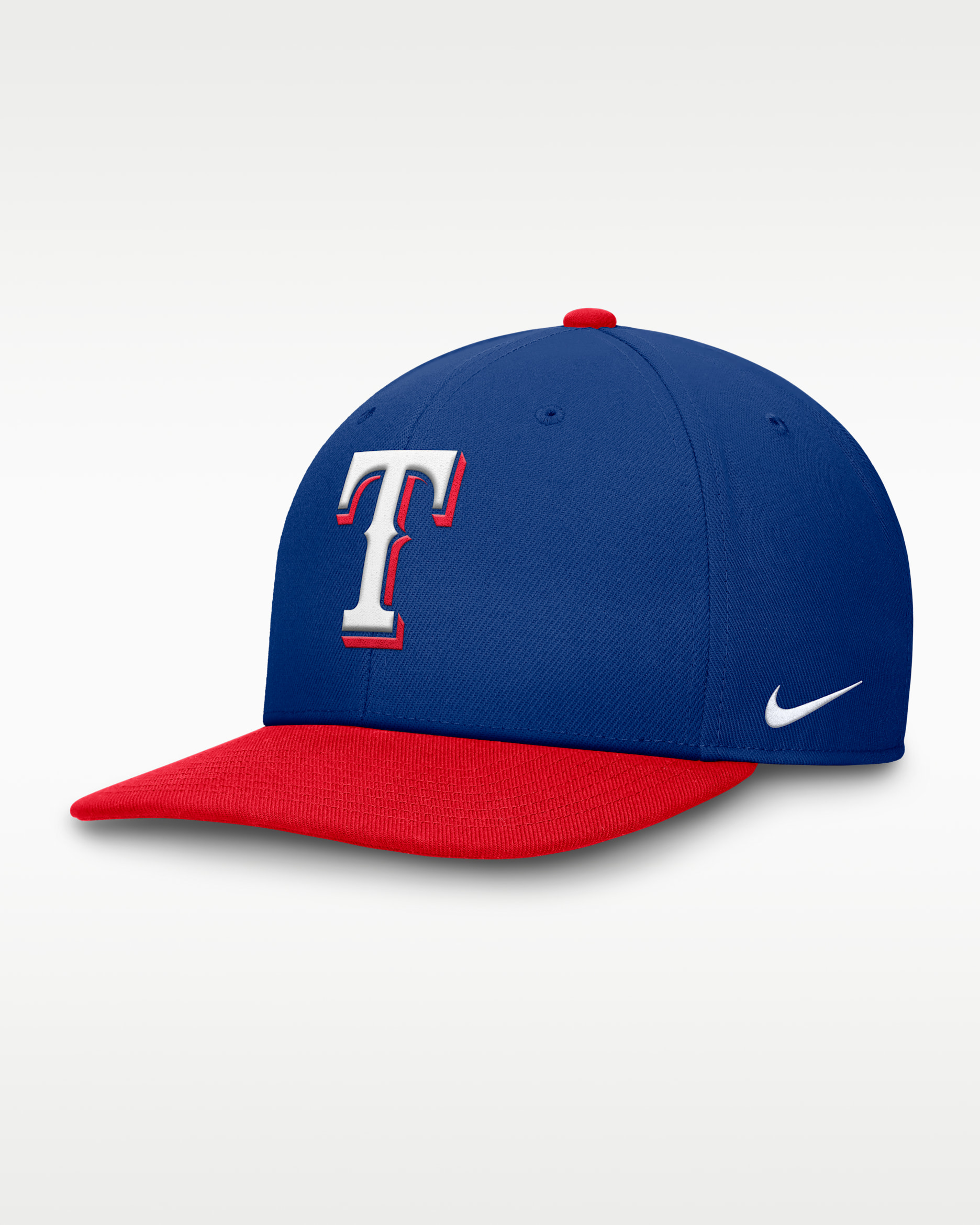 Gorra Nike Dri-FIT de la MLB ajustable para hombre Texas Rangers Pro - Azul enérgico