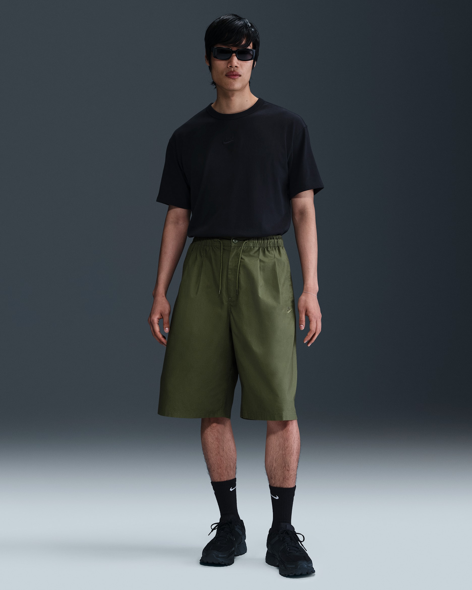 ナイキ クラブ メンズ ショートパンツ - ミディアムオリーブ/ミディアムオリーブ
